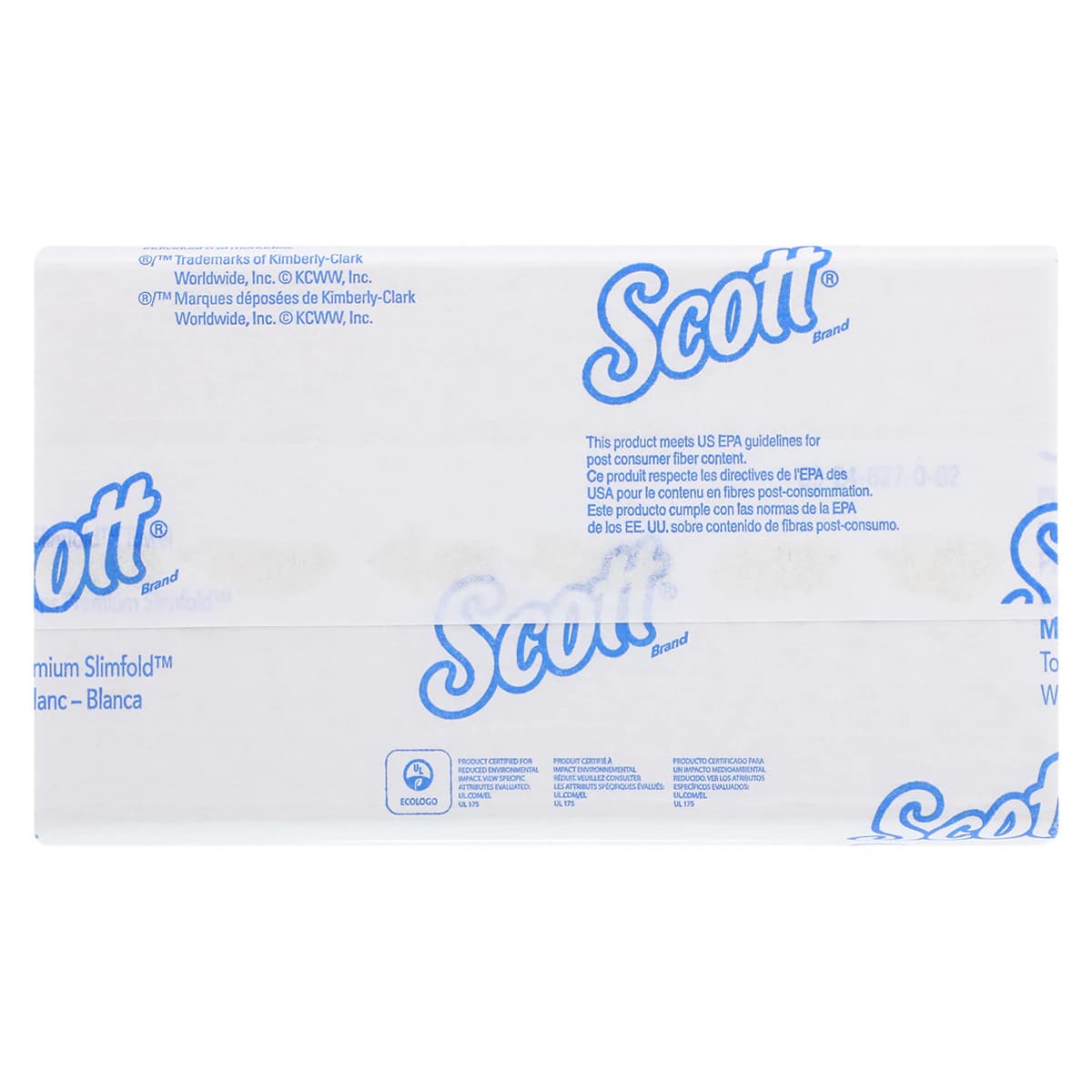 Kleenex Slimfold Paper Towels, 1-Ply, 7.5" x 11.6", 90 Sheets/Pack, 24 Packs/Case (2160 Towels), 04442 thumbnail 3