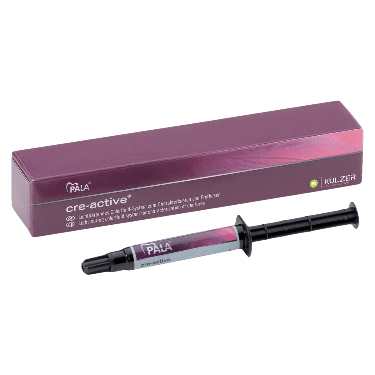Pala cre-active Light Cure Indirect Restorative, Gingiva Light Pink, 3 gm Syringe Refill - Pala® cre-active® Light Cure Indirect Restorative 3 gm Syringe Gingiva Lt. Pink Each - Image 1
