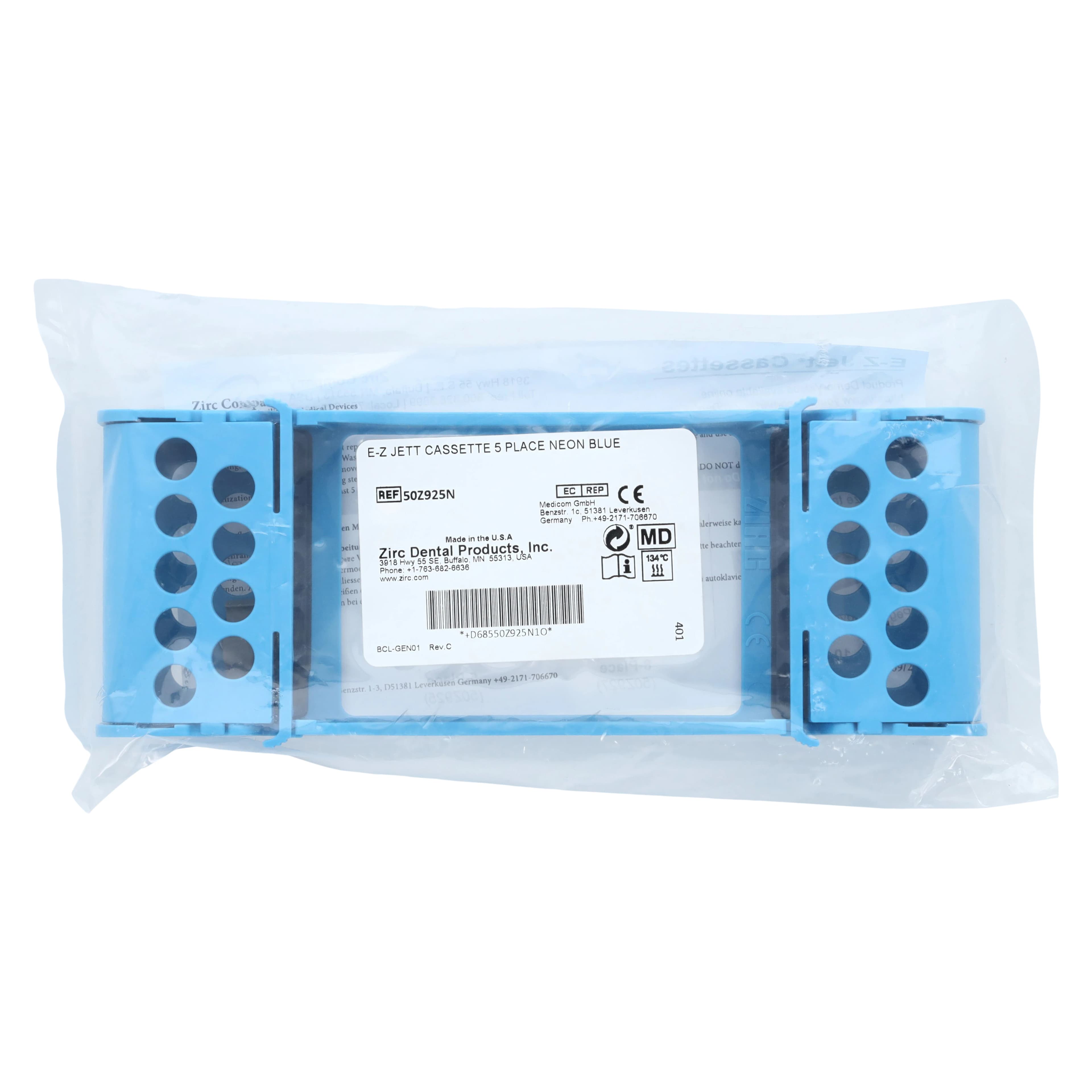 Zirc E-Z Jett Cassette, 5-Place, Neon Blue, 50Z925N thumbnail 6