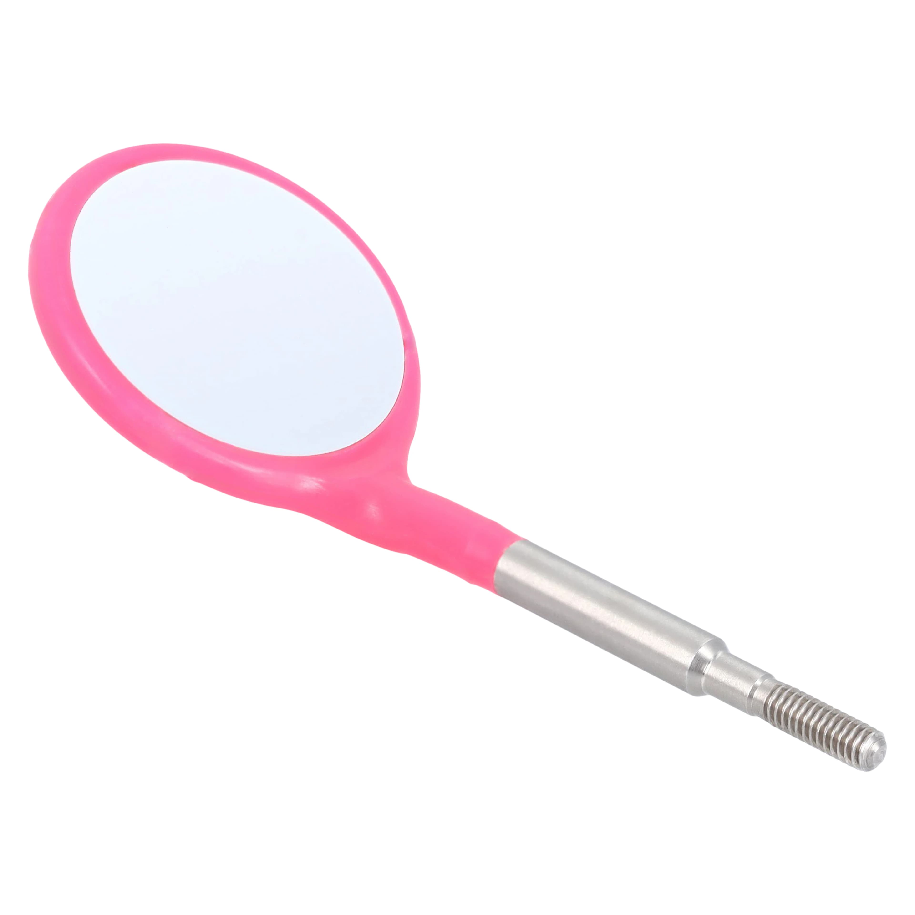 #5 Crystal HD® Neon Pink Resin Mouth Mirror Screw-On Heads, Cone Socket, 12/Pk, 50Z372S thumbnail 2