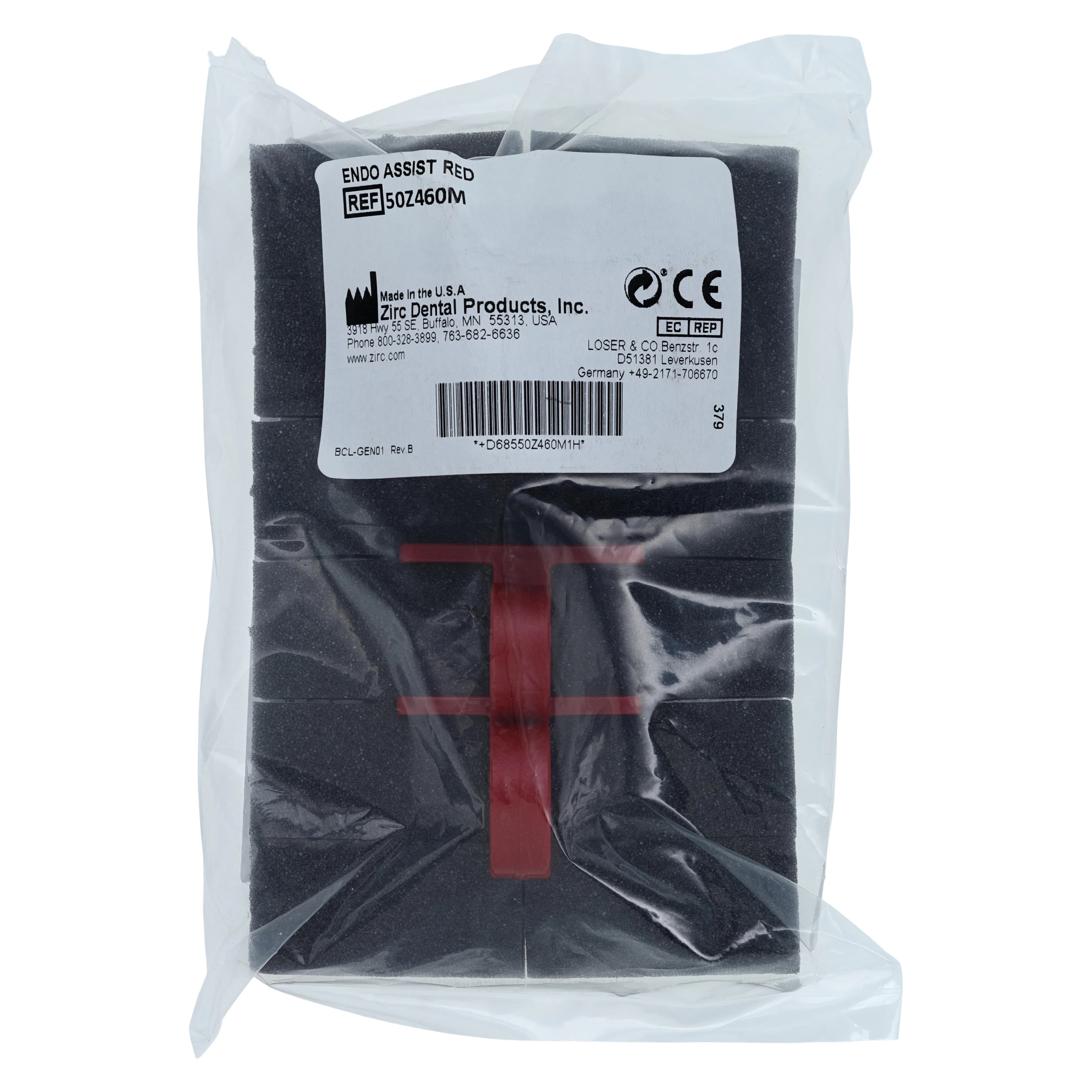 Zirc Endo Assist Finger Organizer, Red, Autoclavable, 50Z460M - Endo Assis Red, 50Z460M - Image 1