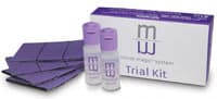 Mirror Magic Anti-Fog System Trial Kit, 2 x 6 ml Anti-Fog Solution Bottles & 24 Swipe Pads, 50R200 - Mirror Magic® Trial Kit - Image 1