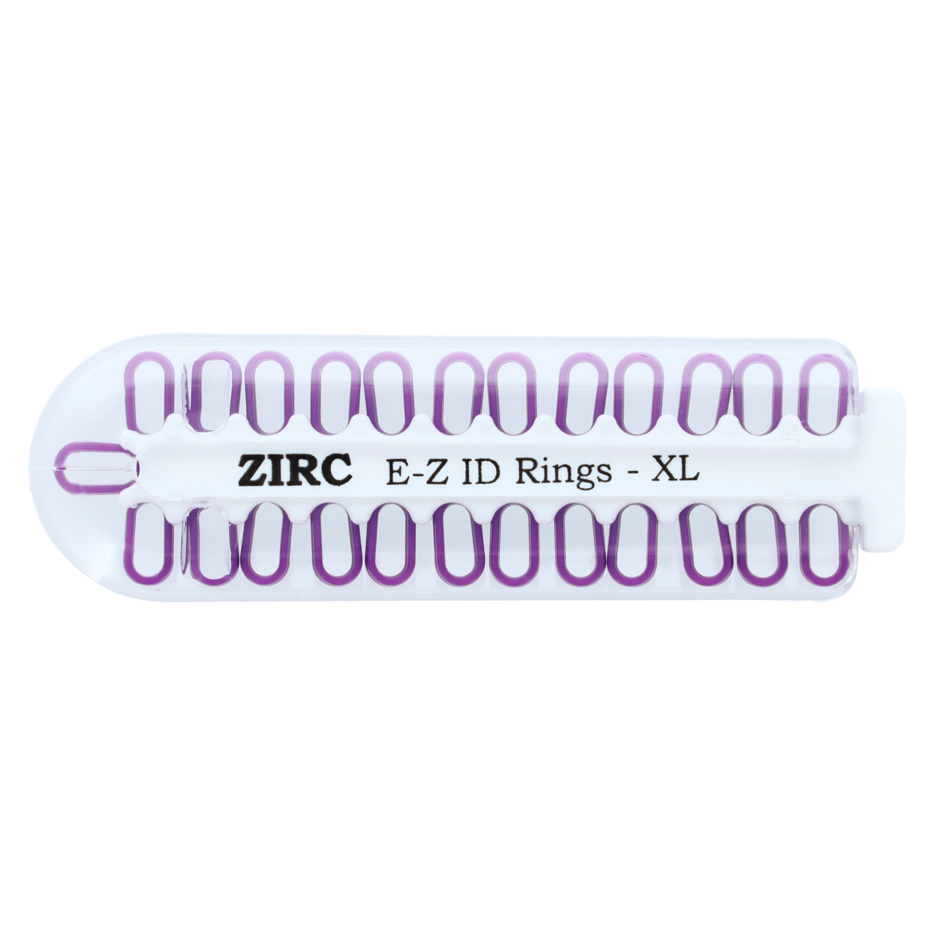 Zirc E-Z ID Rings XL, Neon Purple, 25/Pk, 70Z000R thumbnail 3