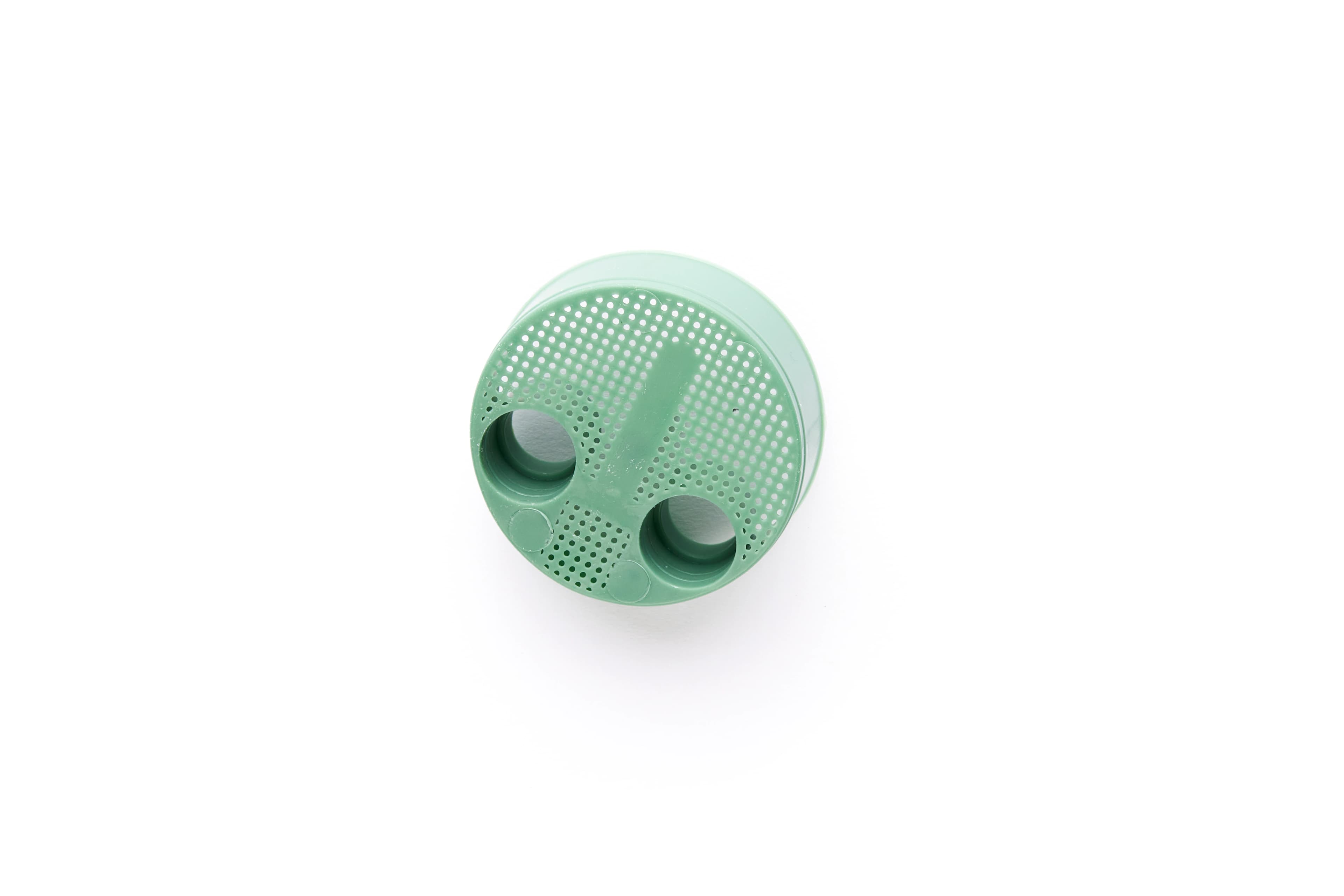 Zirc Dispos-A-Screen Disposable Evacuation Trap, Green, 1-7/8", 144/Pack, 51Z123V - Dispos-A-Screen Trap Green Pack of 144 - Image 1