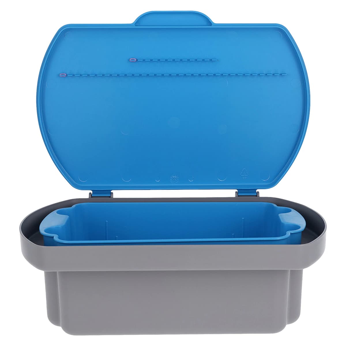 Zirc Steri-Soaker Germicide Instrument Tray, Blue, 1 Gallon, 13-7/8" x 9-5/8" x 5-1/8", 50Z805B thumbnail 3