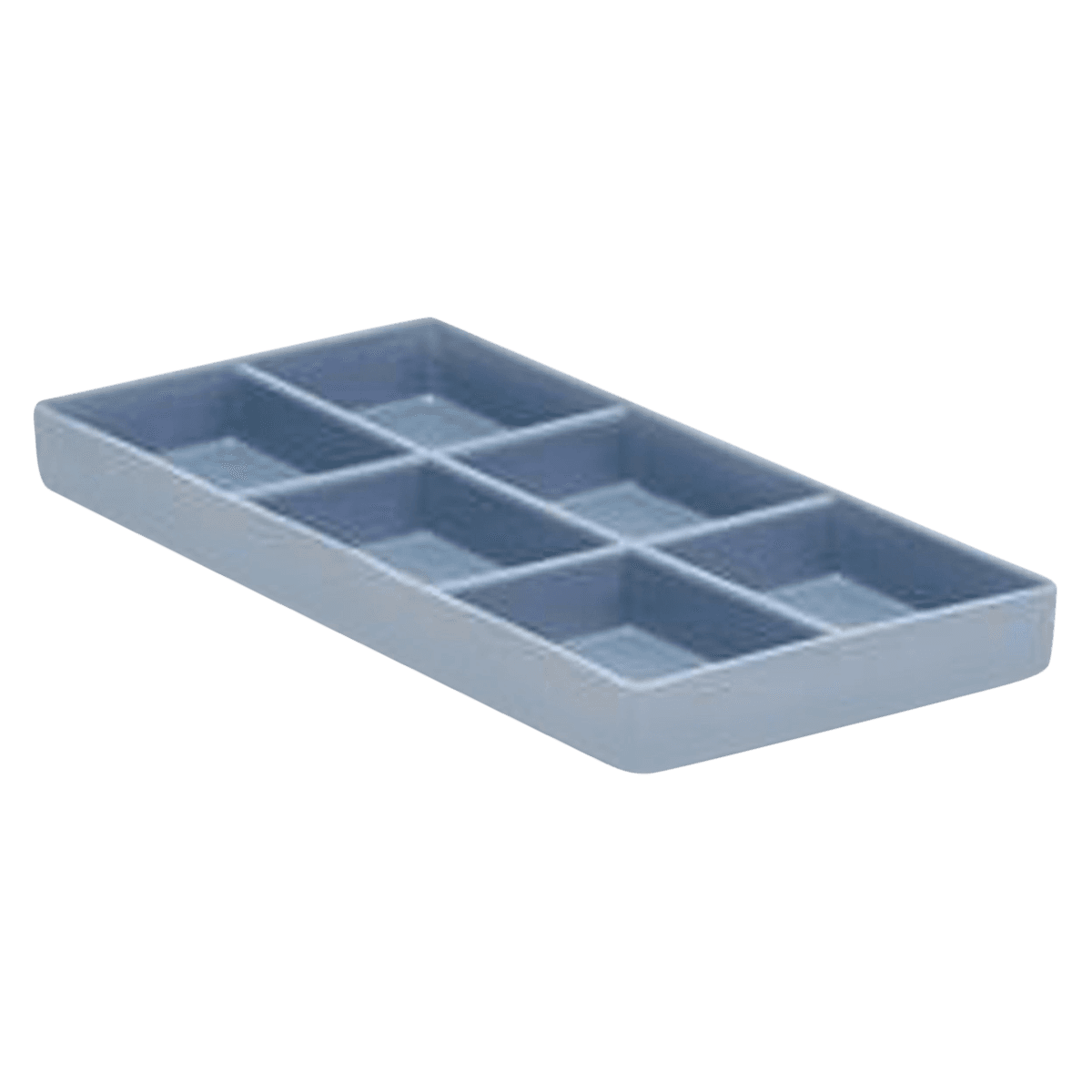Zirc Plastic Cabinet Tray #20, Blue, 7-7/8" x 3-3/4" x 3/4", 20Z206B - Plastic Cabinet Tray #20 Blue - Image 1