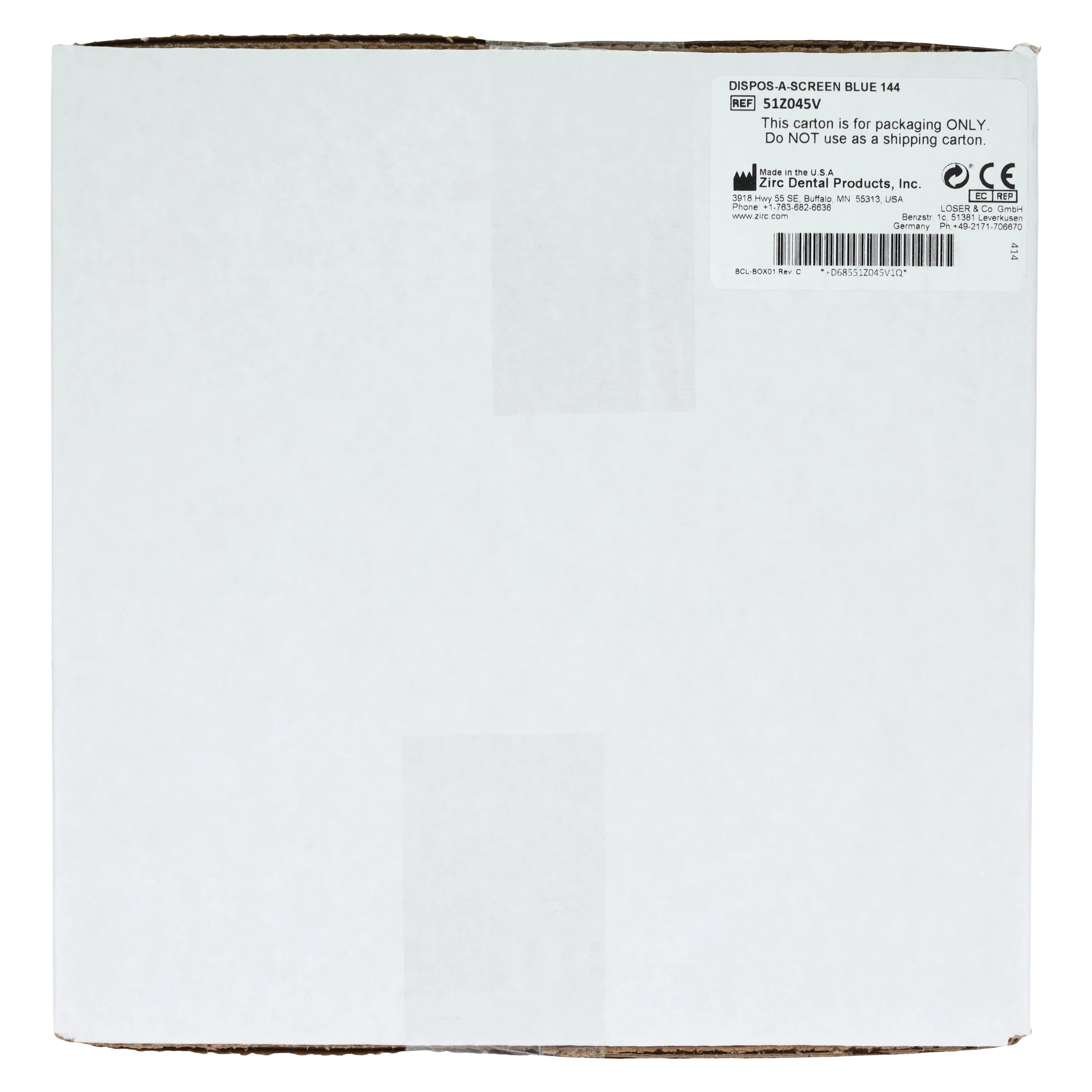 Dispos-A-Screen Disposable Vacuum Traps, Plastic, 2-1/8", Blue, 144/Pk, 51Z045V thumbnail 6