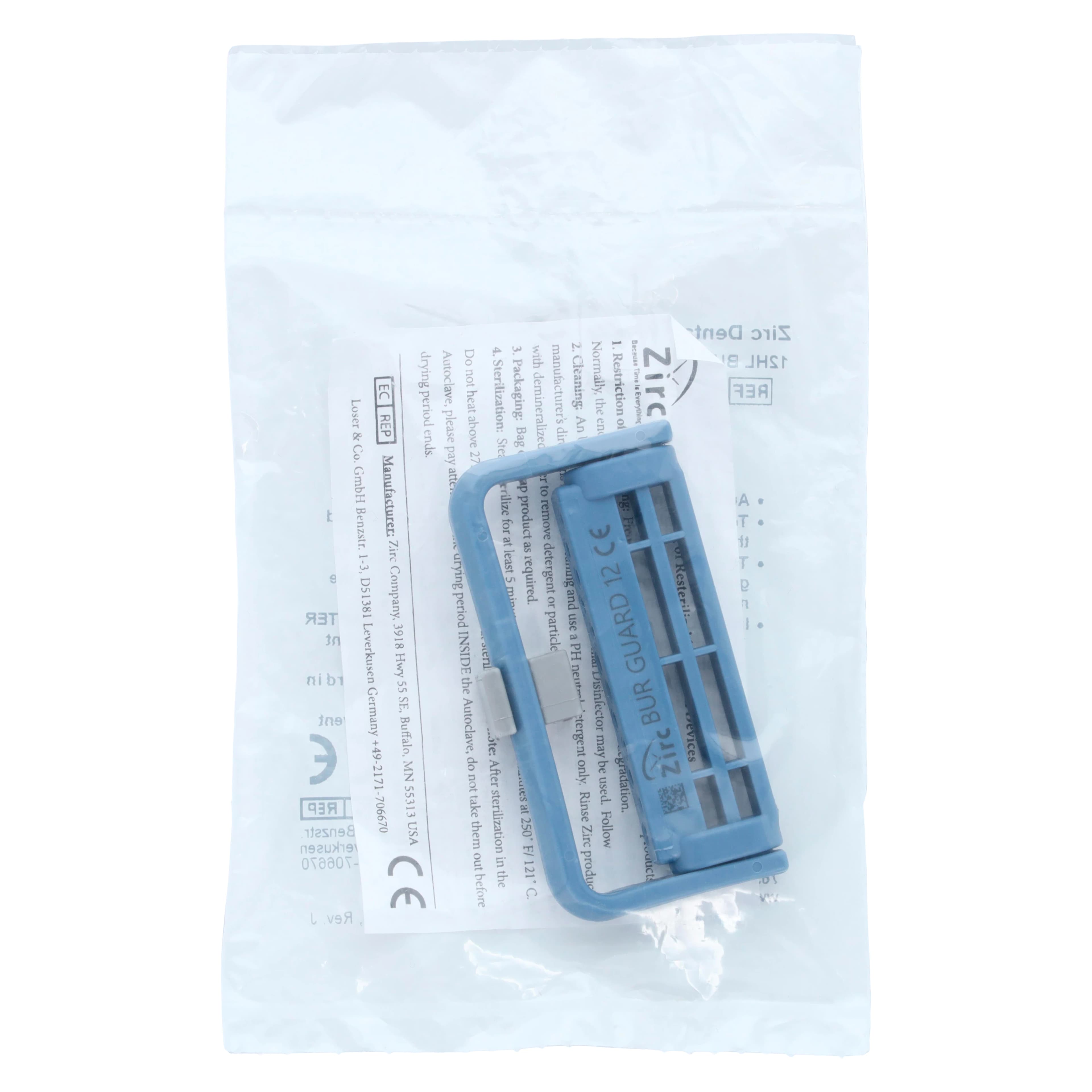 Zirc Steri-Bur Guard 12-Hole Bur Holder, Blue, 50Z406B thumbnail 3