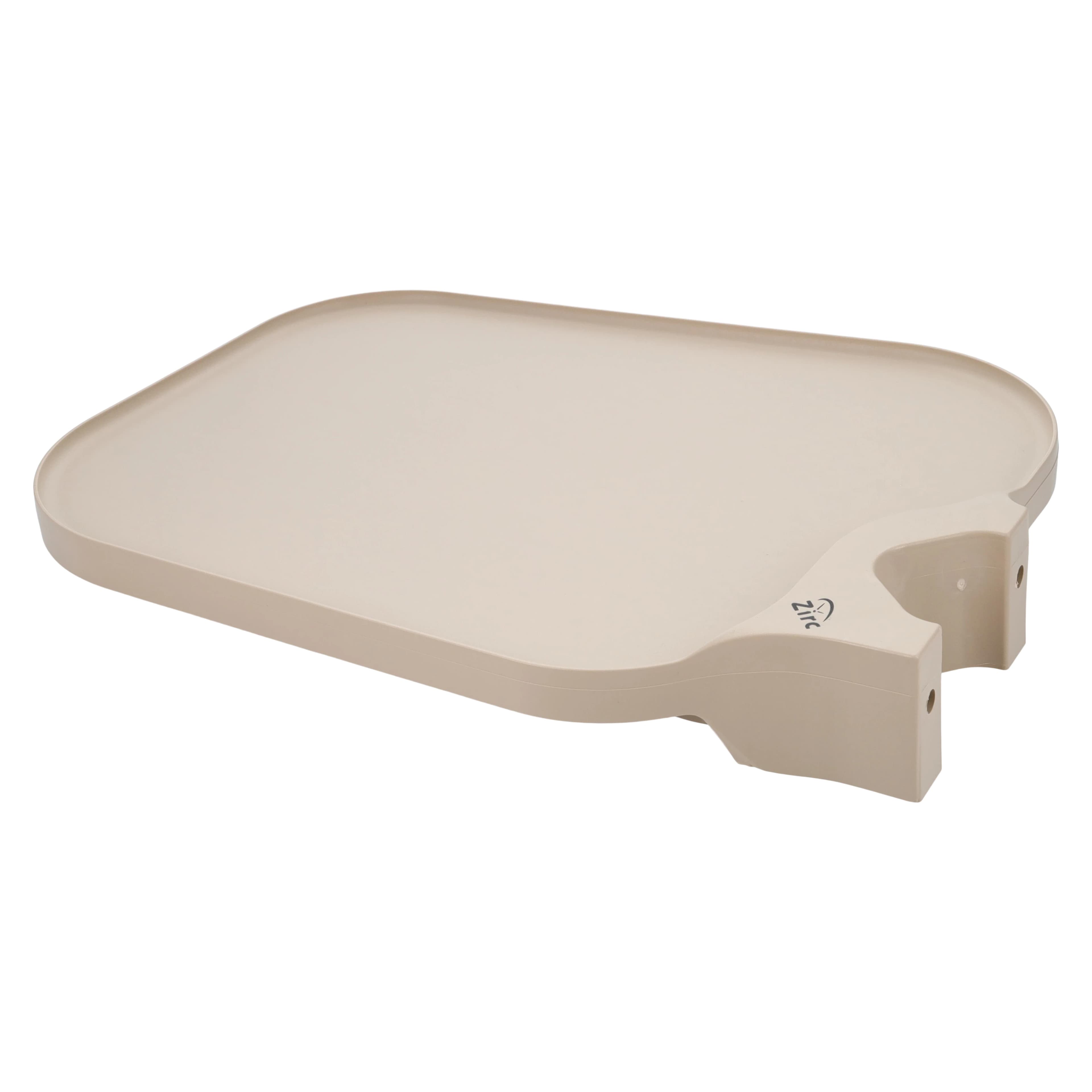 Zirc E-Z Access Shelf with Microban, Beige, 16-1/2" x 10" x 2-1/4", 20Z420-G - E-Z Access Shelf Beige - Image 1