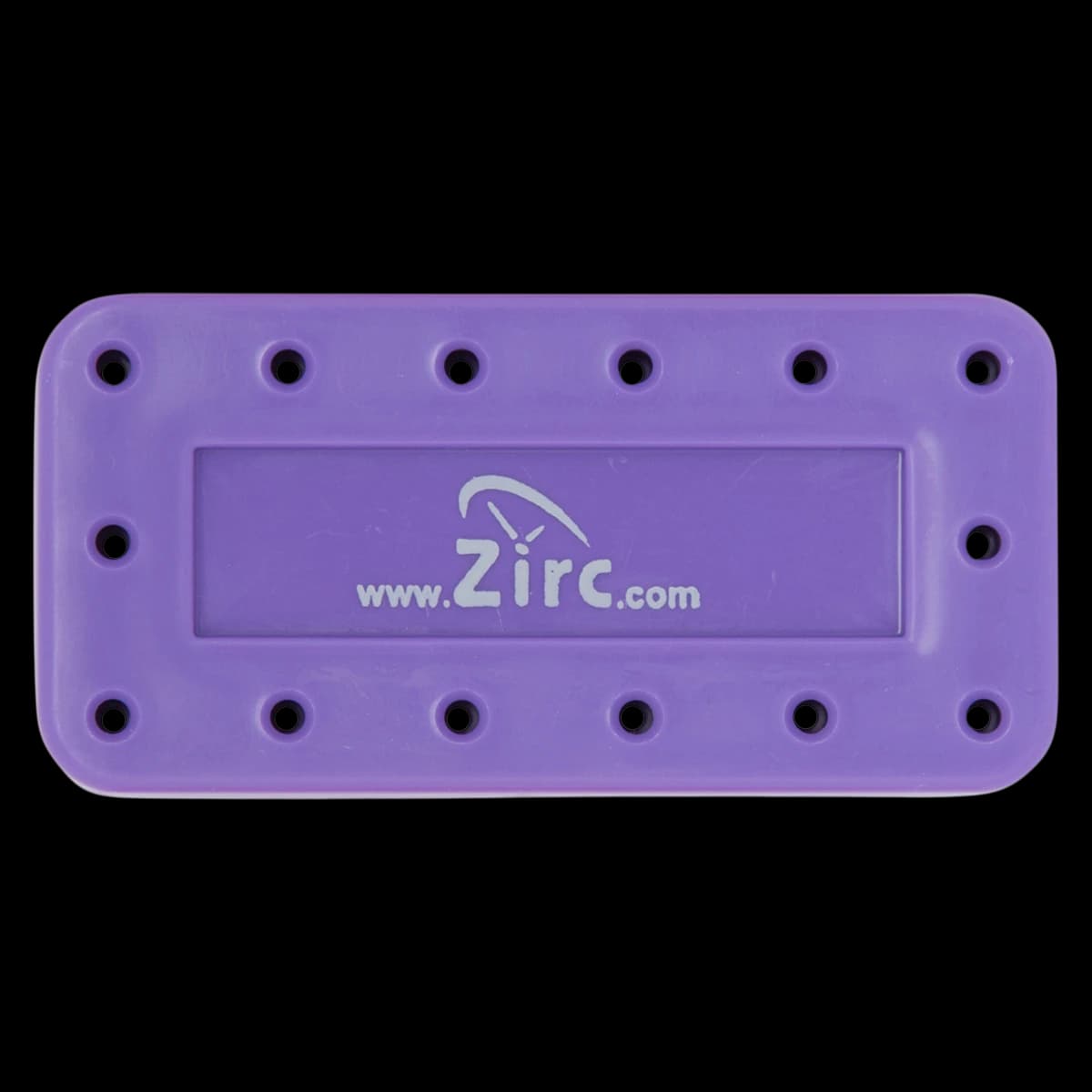 Zirc 14-Hole Magnetic Bur Block, Neon Purple, Fits FG/RA/HP Burs, 1/Pk, 50Z403R - Neon Purple 14-Hole Magnetic Bur Block - Image 1