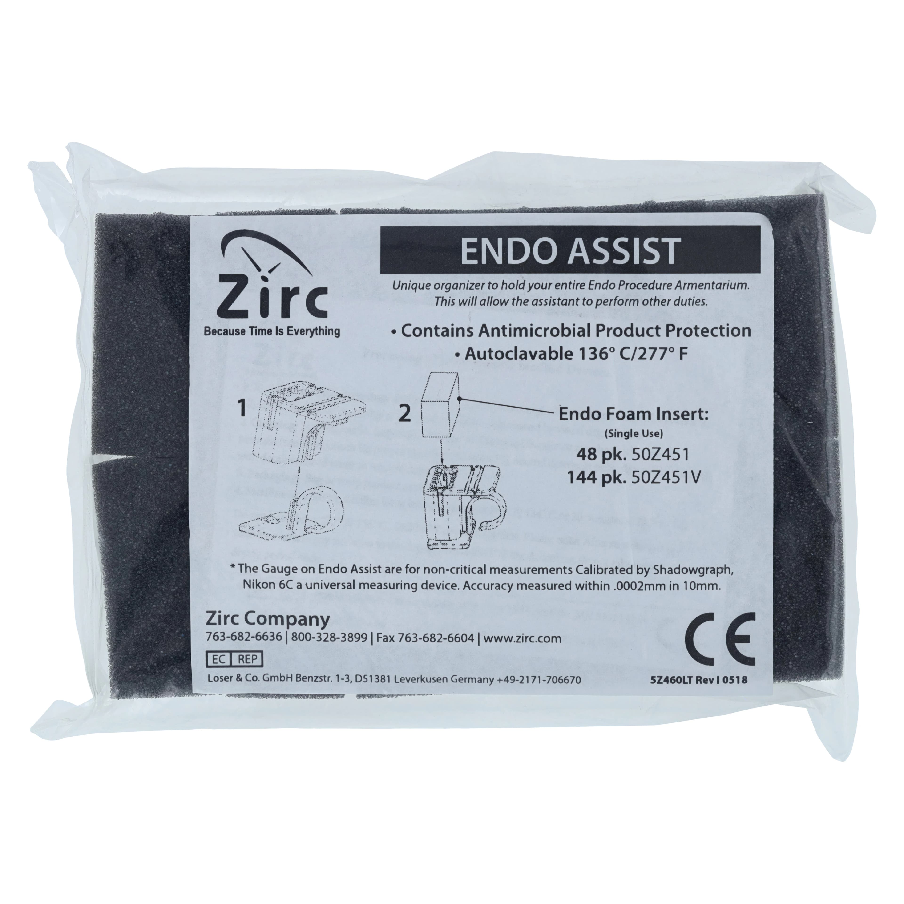 Zirc Endo Assist Ring Kit, Beige, with Finger Rings and 12 Foam Inserts, 50Z460G thumbnail 2