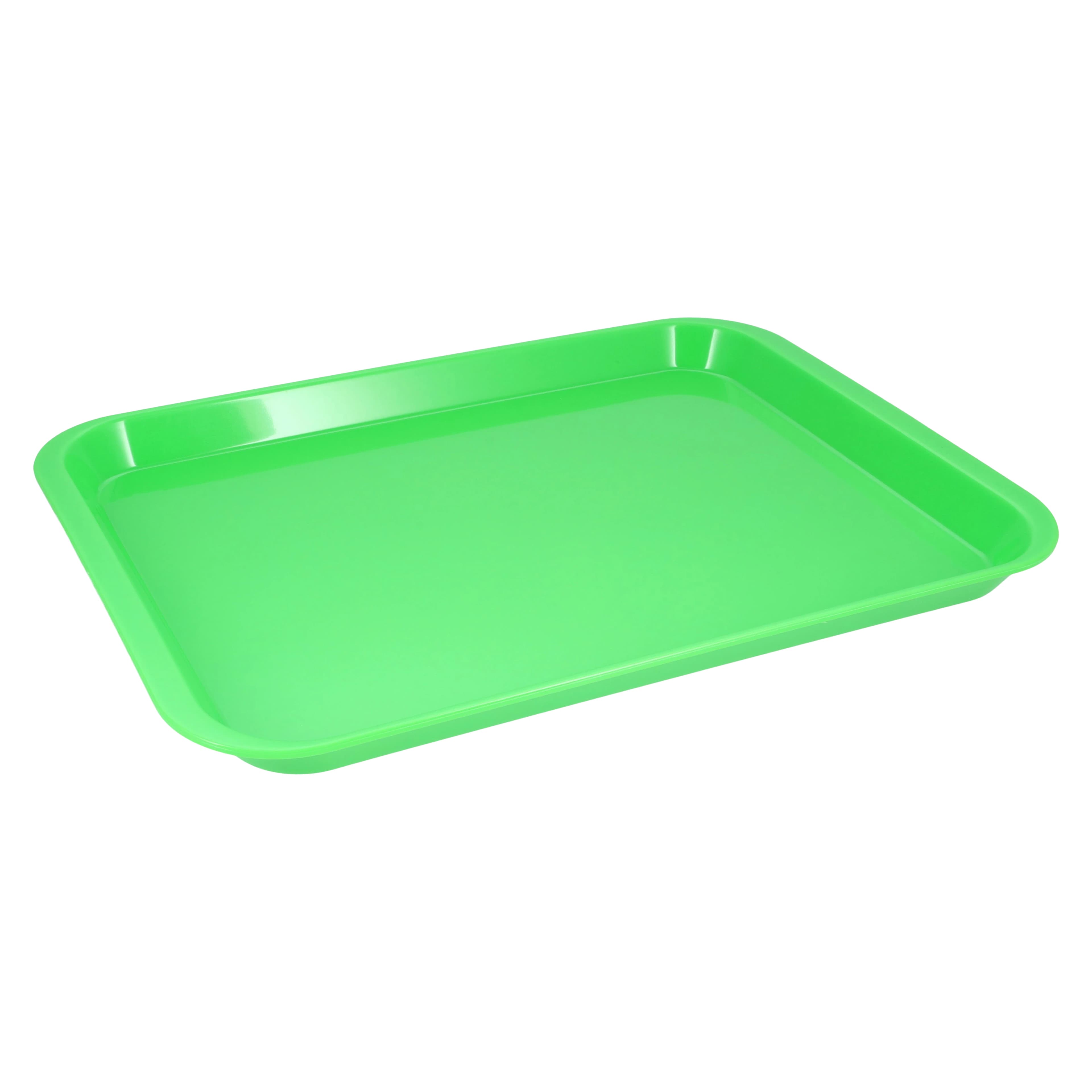 Zirc B-Lok Flat Set-Up Tray, Size B, Neon Green, 13-3/8" x 9-5/8" x 7/8", 20Z401P - Zirc Flat B-Lok Setup Tray - Image 1