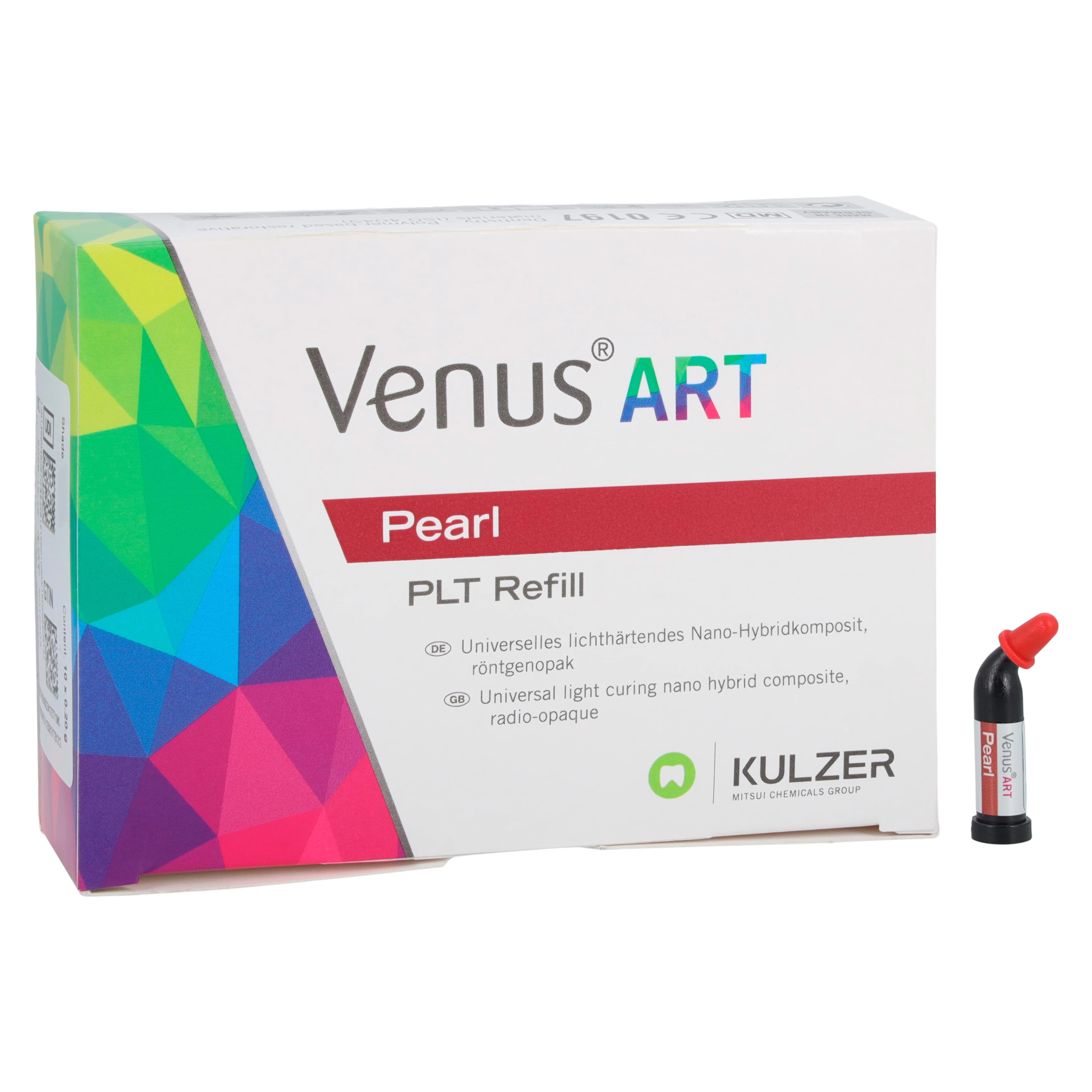 Venus Pearl Nanohybrid Composite PLT Refill, Shade HKA2.5, 0.2 g, 20/Pk, 66048142 - Venus Pearl Shade HKA2.5 .2g PLT Refills Pack of 20 - Image 1