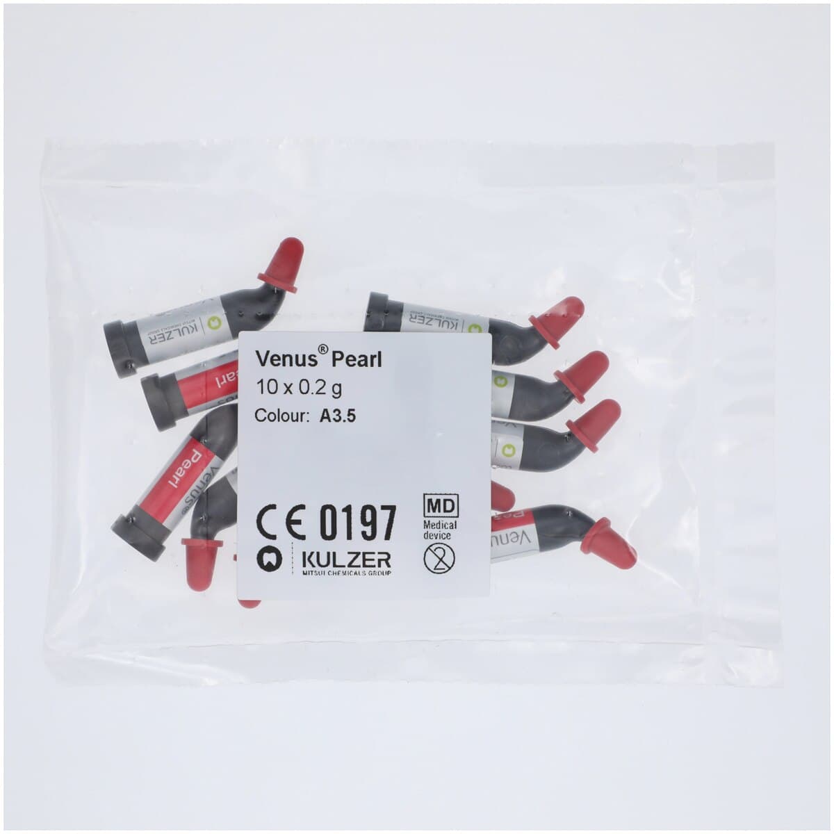 Venus Pearl Nanohybrid Composite PLT Refill, Shade A3.5, 0.2 g, 20/Pk, 66048144 thumbnail 7