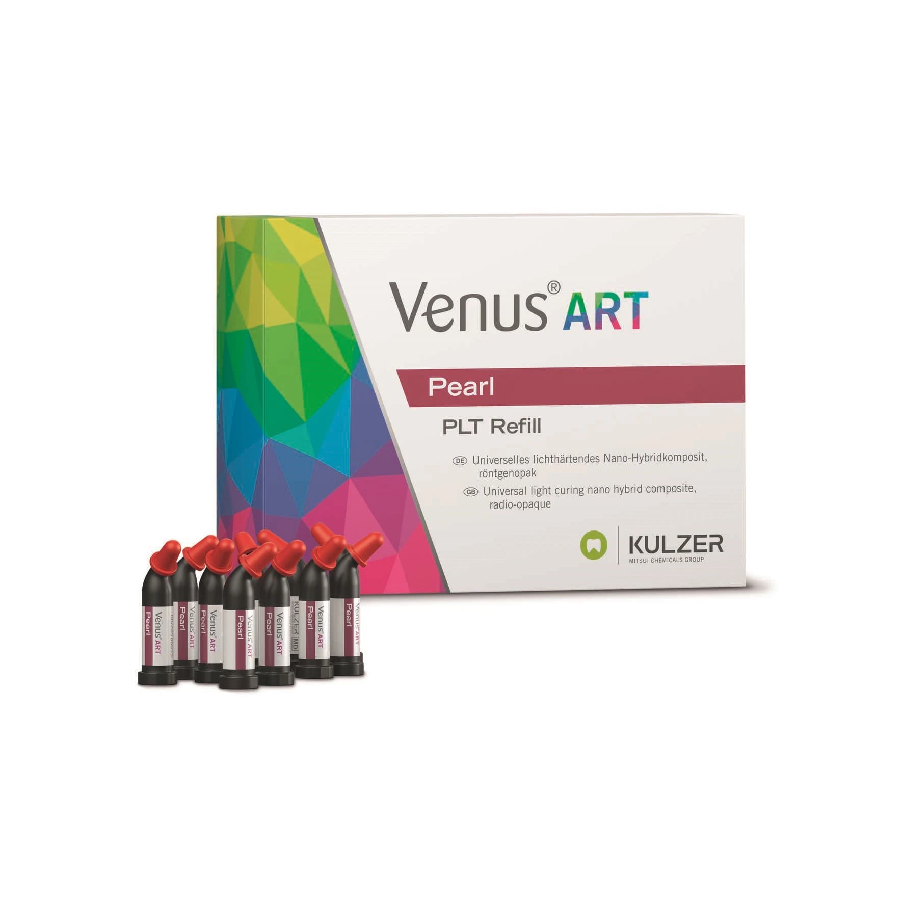 Venus Pearl Nanohybrid Composite PLT Refill, Shade C2, 0.2 g, 20/Pk, 66048161 - Venus Pearl Shade C2 .2g PLT Refills Pack of 20 - Image 1