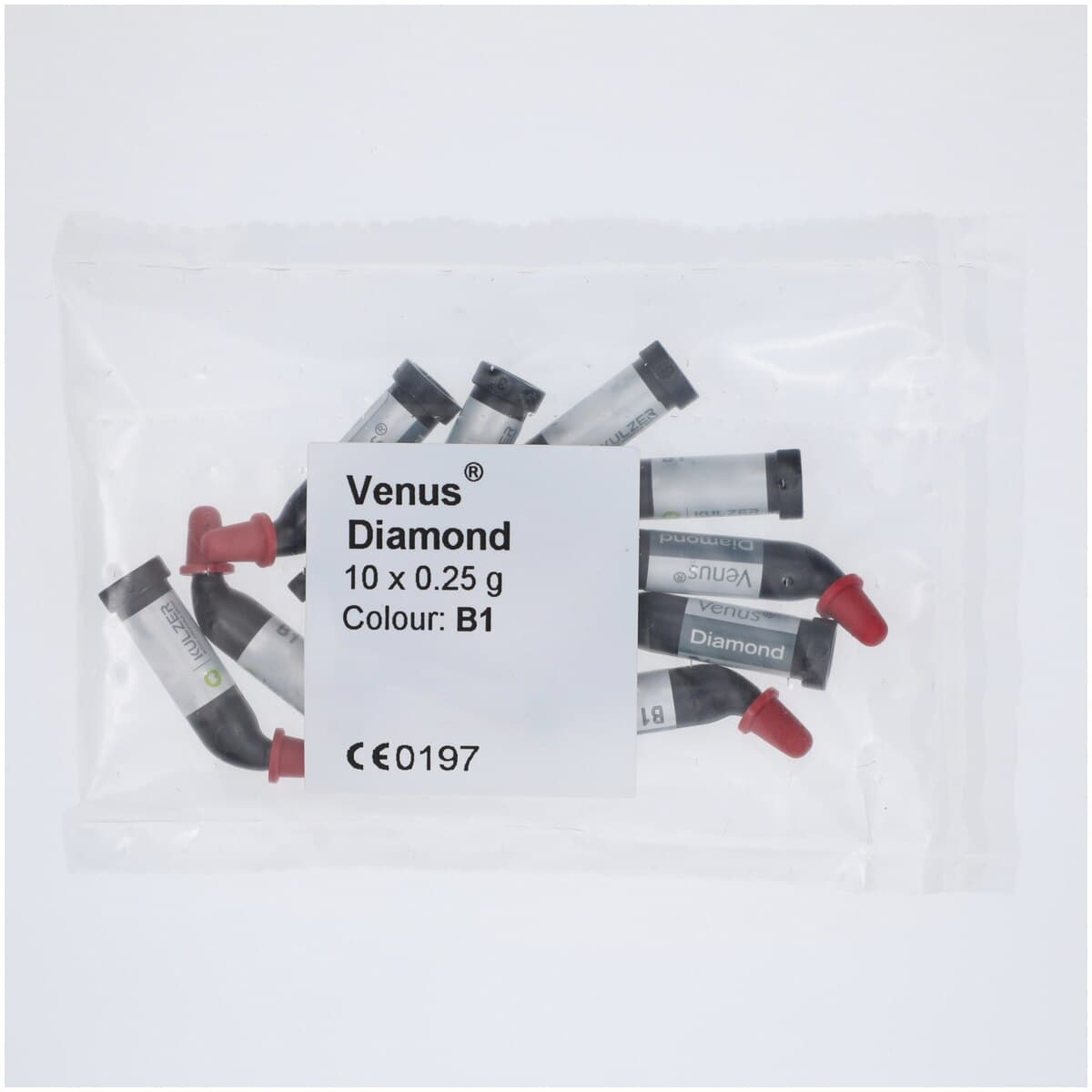 Venus Diamond Nanohybrid Universal Composite, PLT Refill, Shade B1, 0.25 g, 20/Pk, 66039015 thumbnail 7