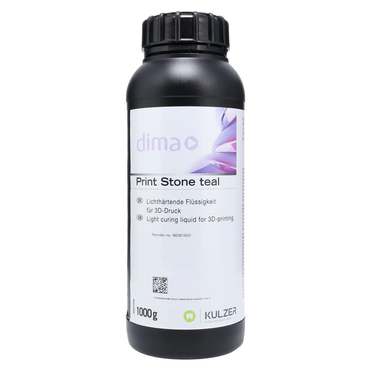 dima Print Stone Teal 3D Printing Resin, 1000g Bottle, 1/Pk, HER-66081650 thumbnail 3