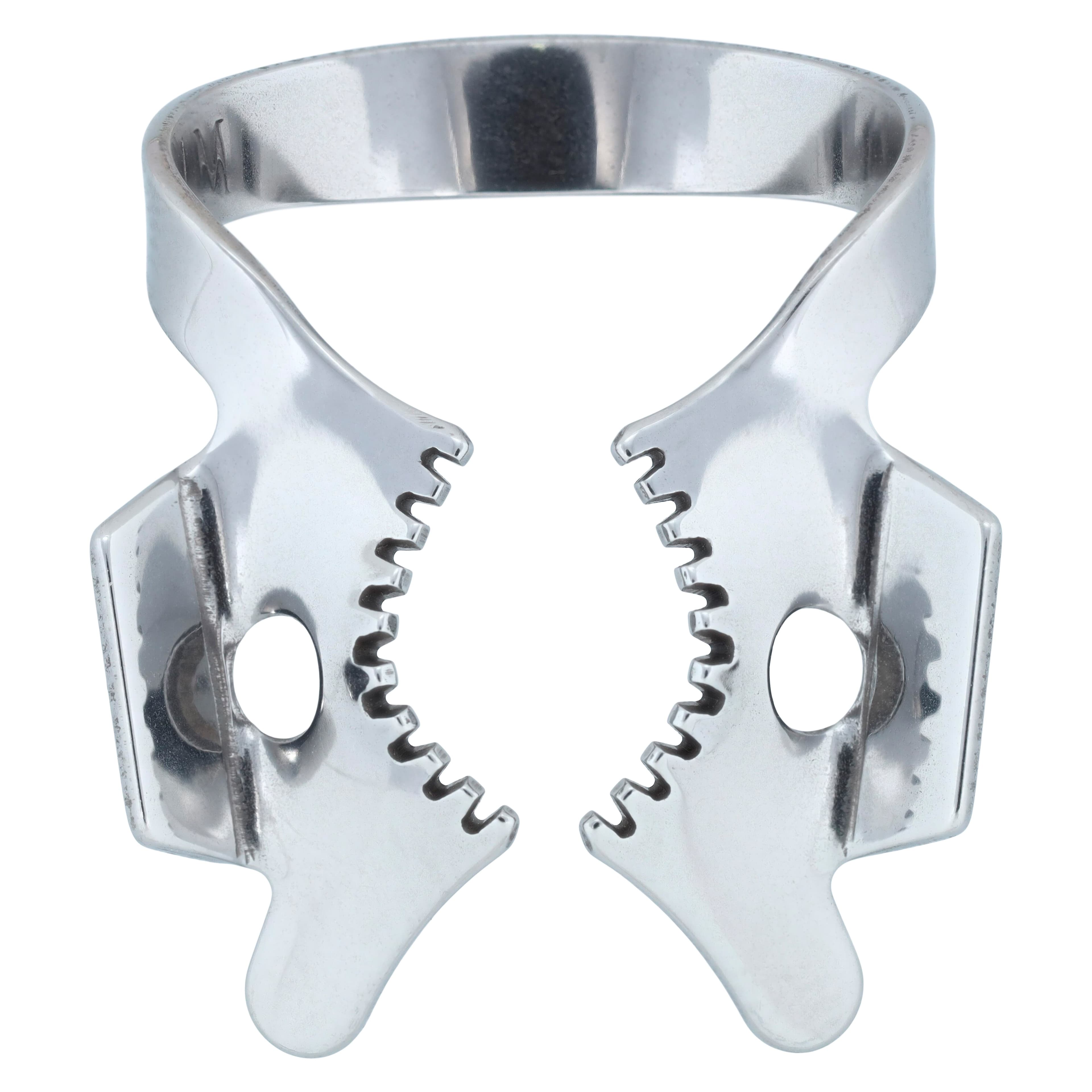 Ivory Tiger Rubber Dam Clamp, #56T, Winged, Serrated Jaws, Regular/Large Molar, Stainless Steel, 1/Pk, 50057853 thumbnail 2