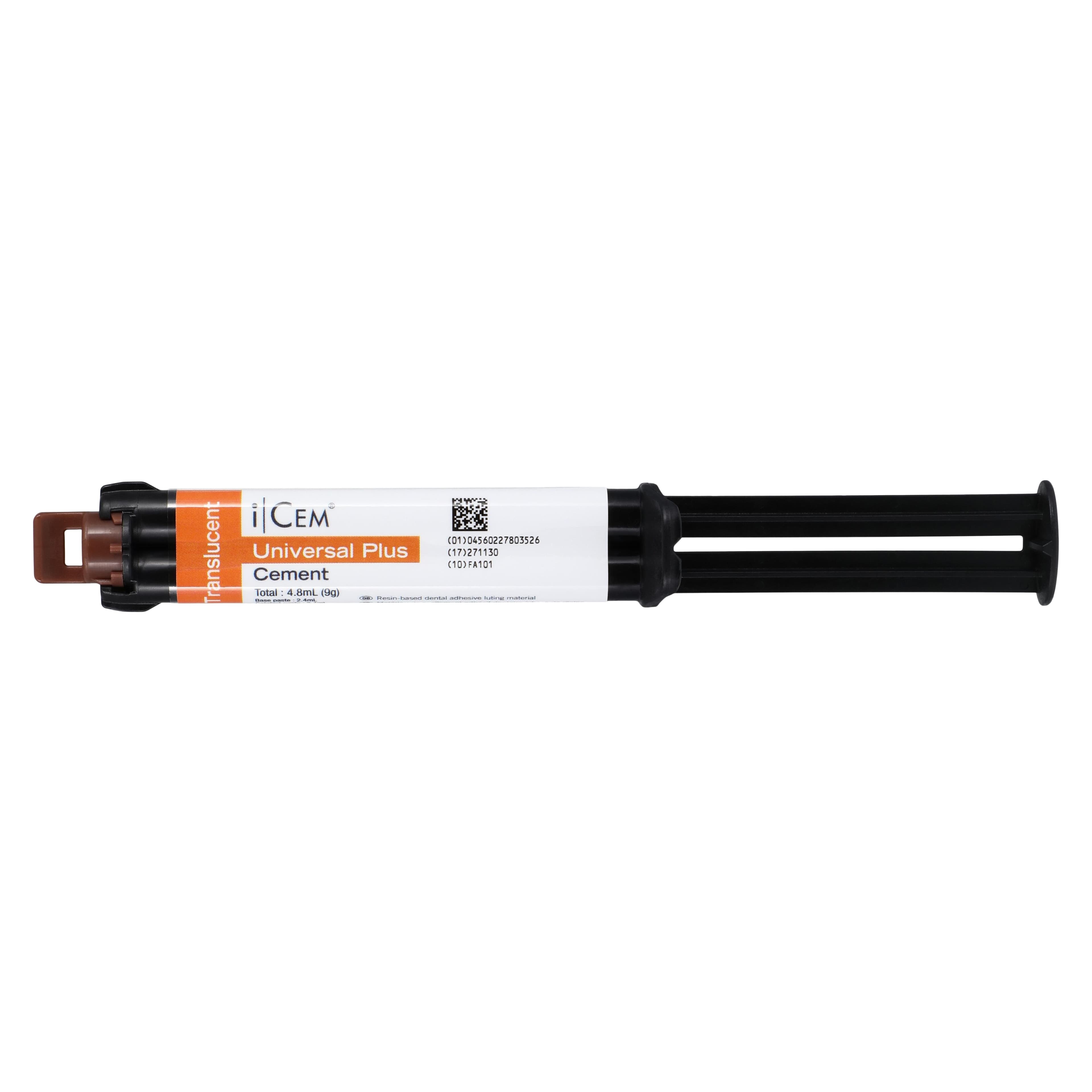 iCEM Universal Plus Resin Cement Syringe Refill, Translucent, 9 g, 1/Pkg, 66101218 thumbnail 3