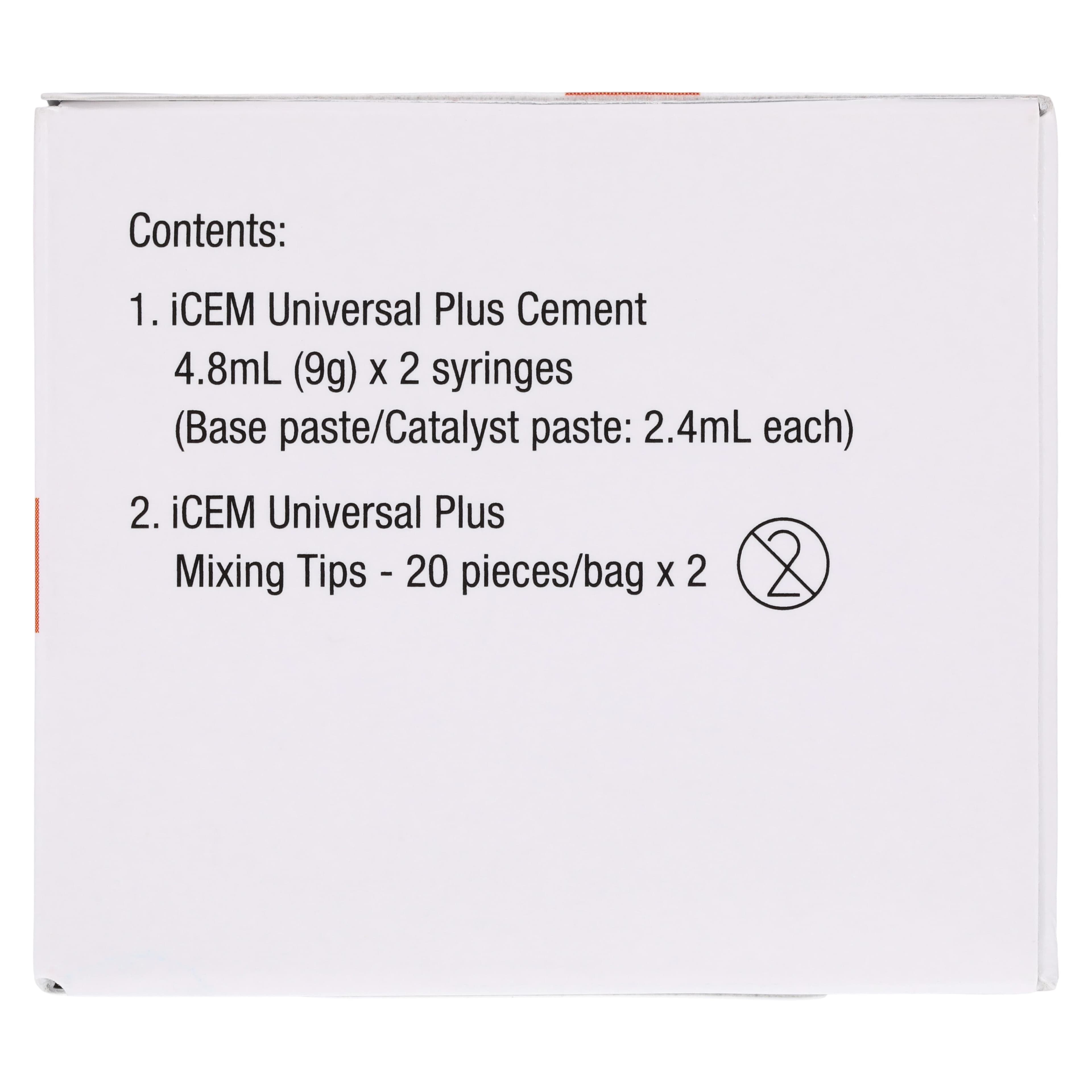 iCEM Universal Plus Syringe Value Pack, Translucent, 2 x 9g, 66101222 thumbnail 10