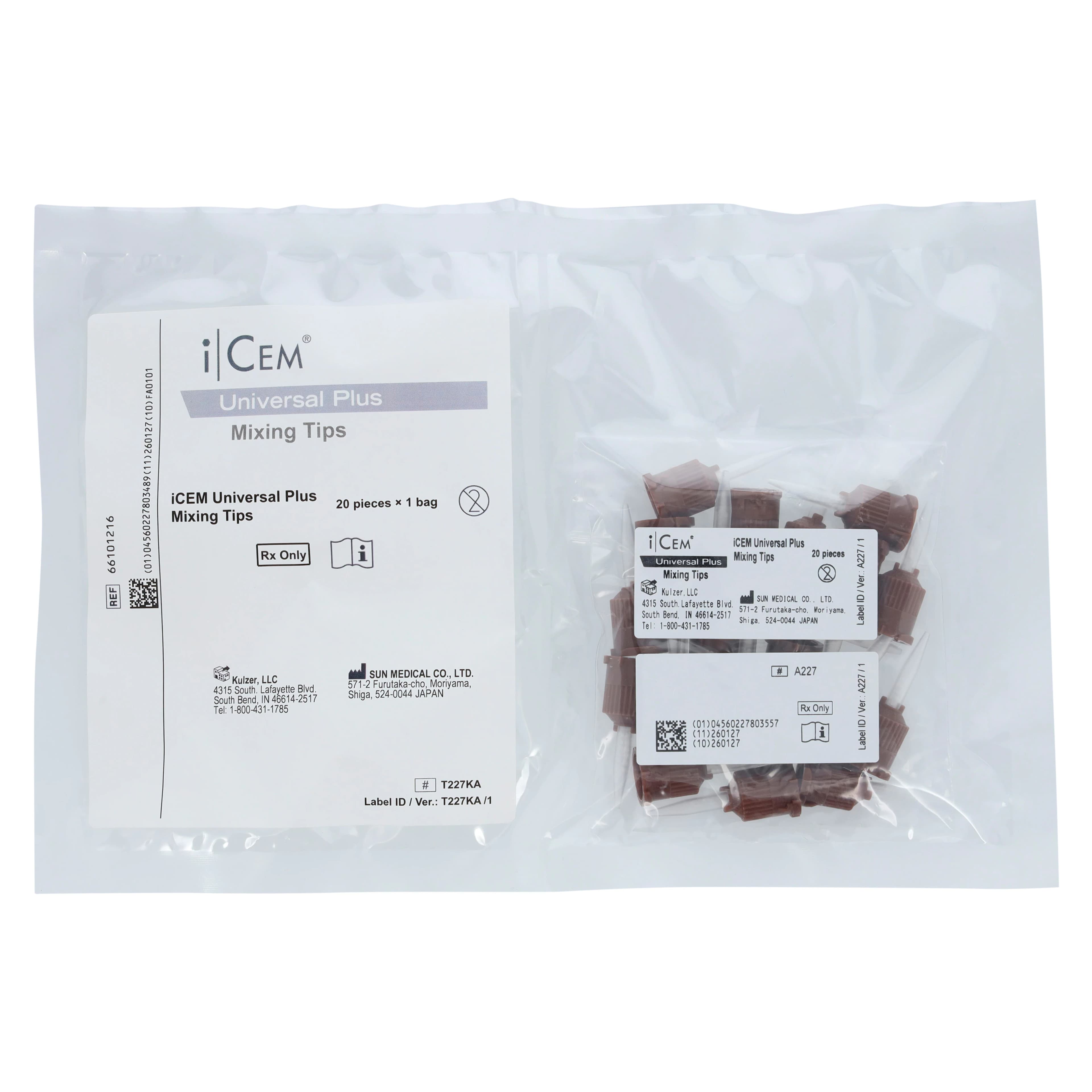iCEM Universal Plus Mixing Tips, 20/Pkg, 66101216 - iCEM® Universal Plus Mixing Tips x 20 - Image 1
