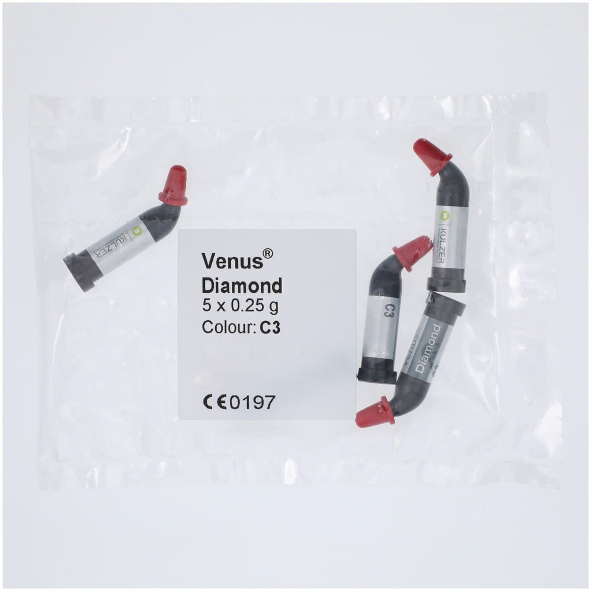 Venus Diamond Nanohybrid Universal Composite PLT Refill, Shade C3, 0.25 g, 10/Pk, 66039019 thumbnail 7