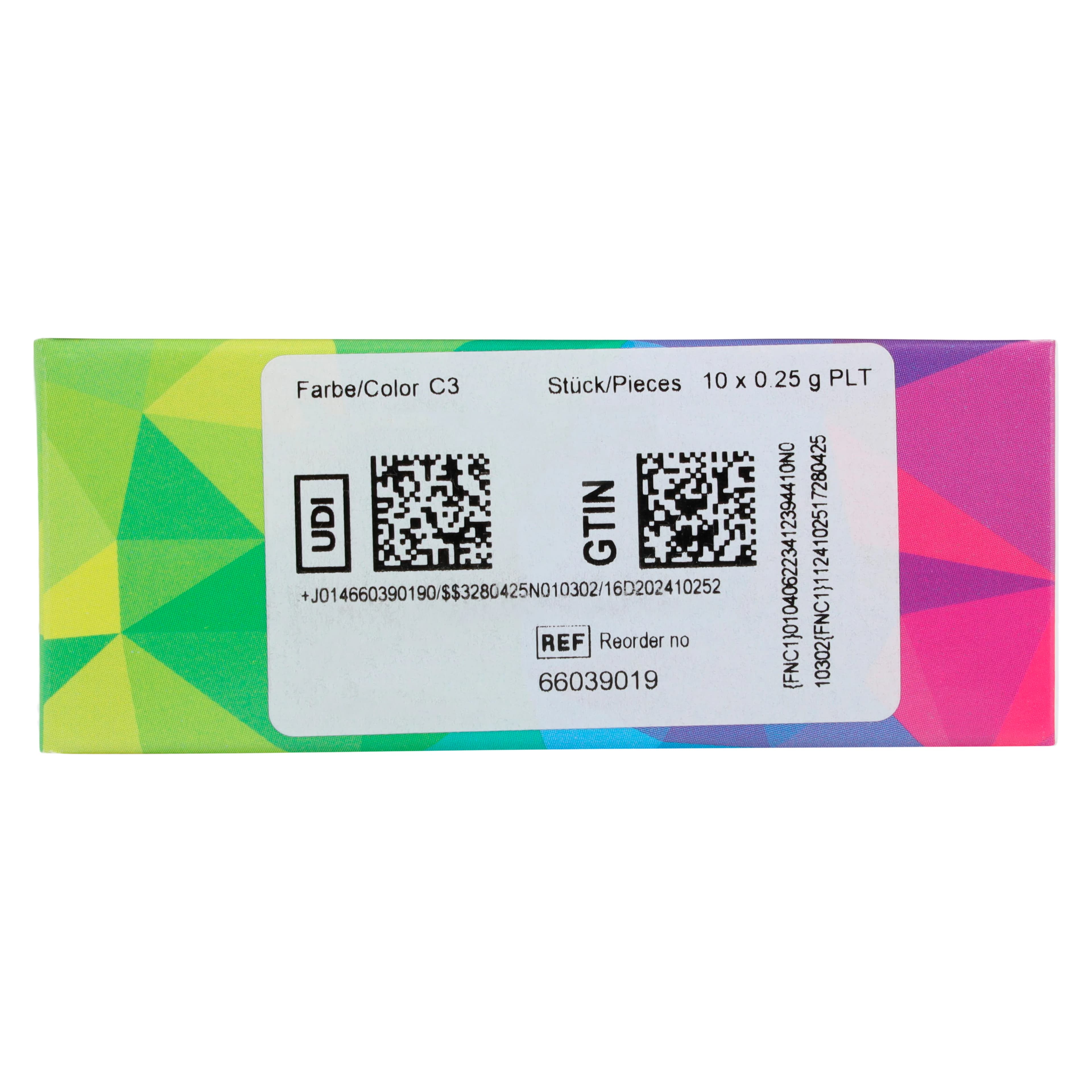 Venus Diamond Nanohybrid Universal Composite PLT Refill, Shade C3, 0.25 g, 10/Pk, 66039019 thumbnail 6