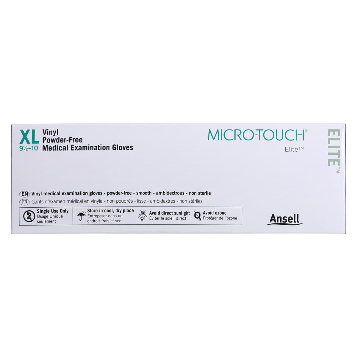 Micro-Touch Elite Vinyl Examination Gloves, Powder-Free, Non-Sterile, X-Large, Cream, 100/Box, 3094 thumbnail 5