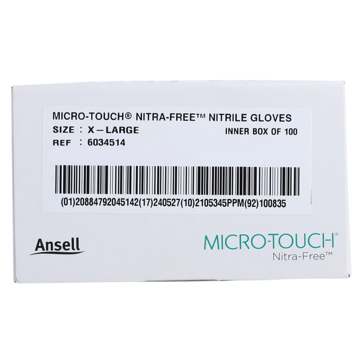 Micro-Touch NitraFree Nitrile Exam Gloves, Powder-Free, Latex-Free, Chemo Tested, Pink, Extra Large, 100/Box, 6034514 thumbnail 7