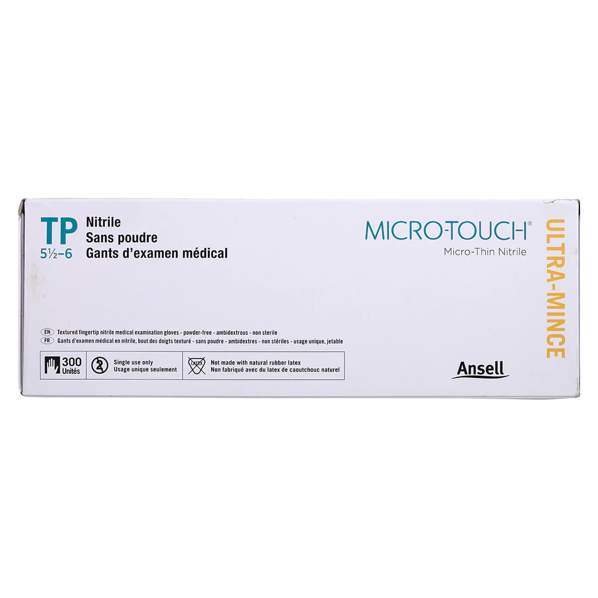 Micro-Touch Micro-Thin Nitrile Exam Gloves, Powder-Free, Latex-Free, Blue, X-Small, 300/Box, 6034310 thumbnail 5
