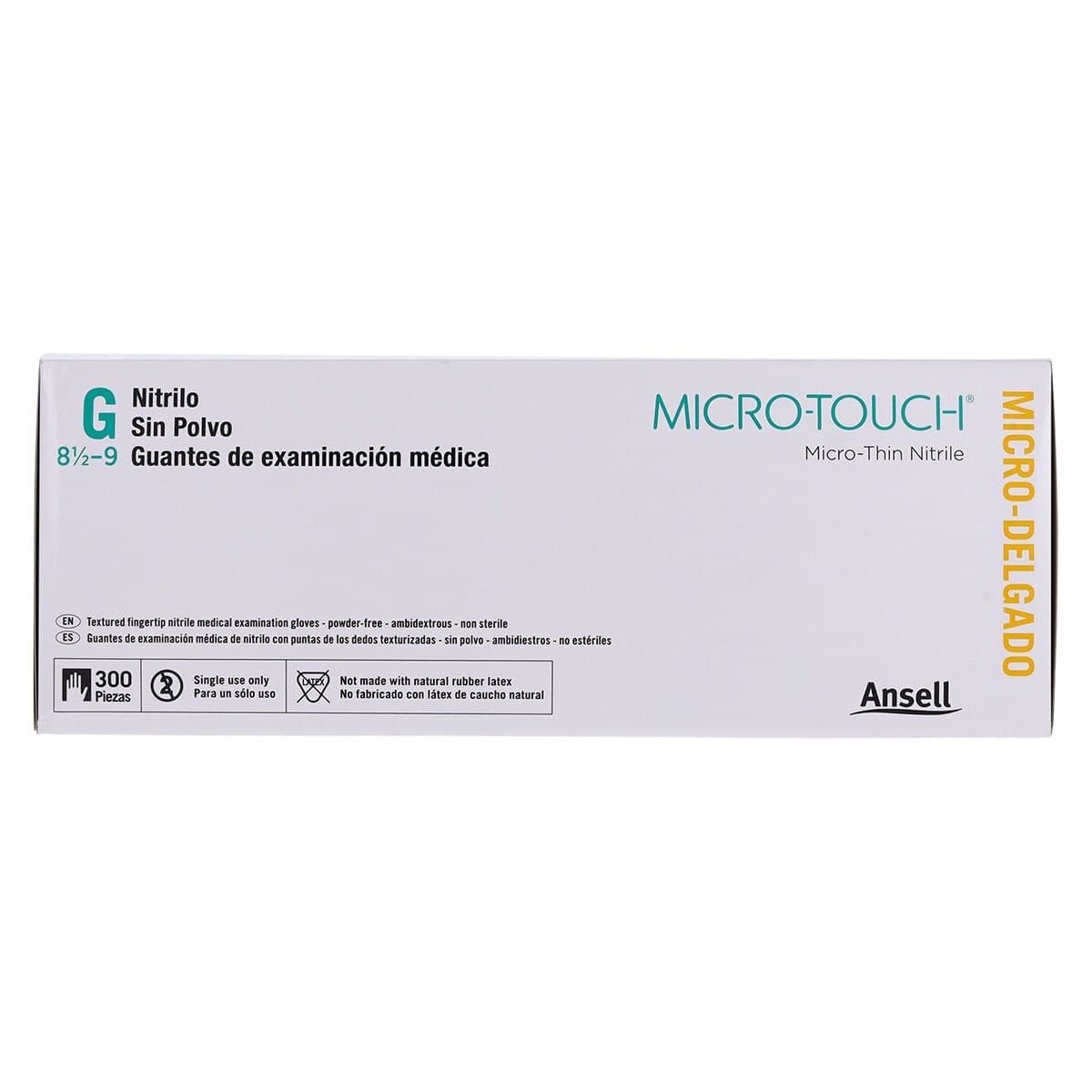 Micro-Touch Micro-Thin Nitrile Exam Gloves, Powder-Free, Large, Blue, 300/Box, 6034313 thumbnail 5