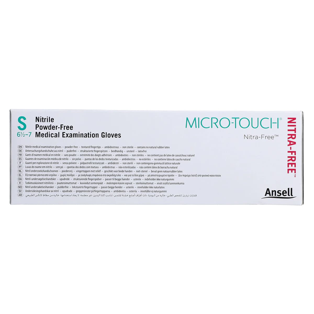 Micro-Touch NitraFree Pink Nitrile Exam Gloves, Powder-Free, Non-Sterile, Small, 100/Box, 6034511 thumbnail 10