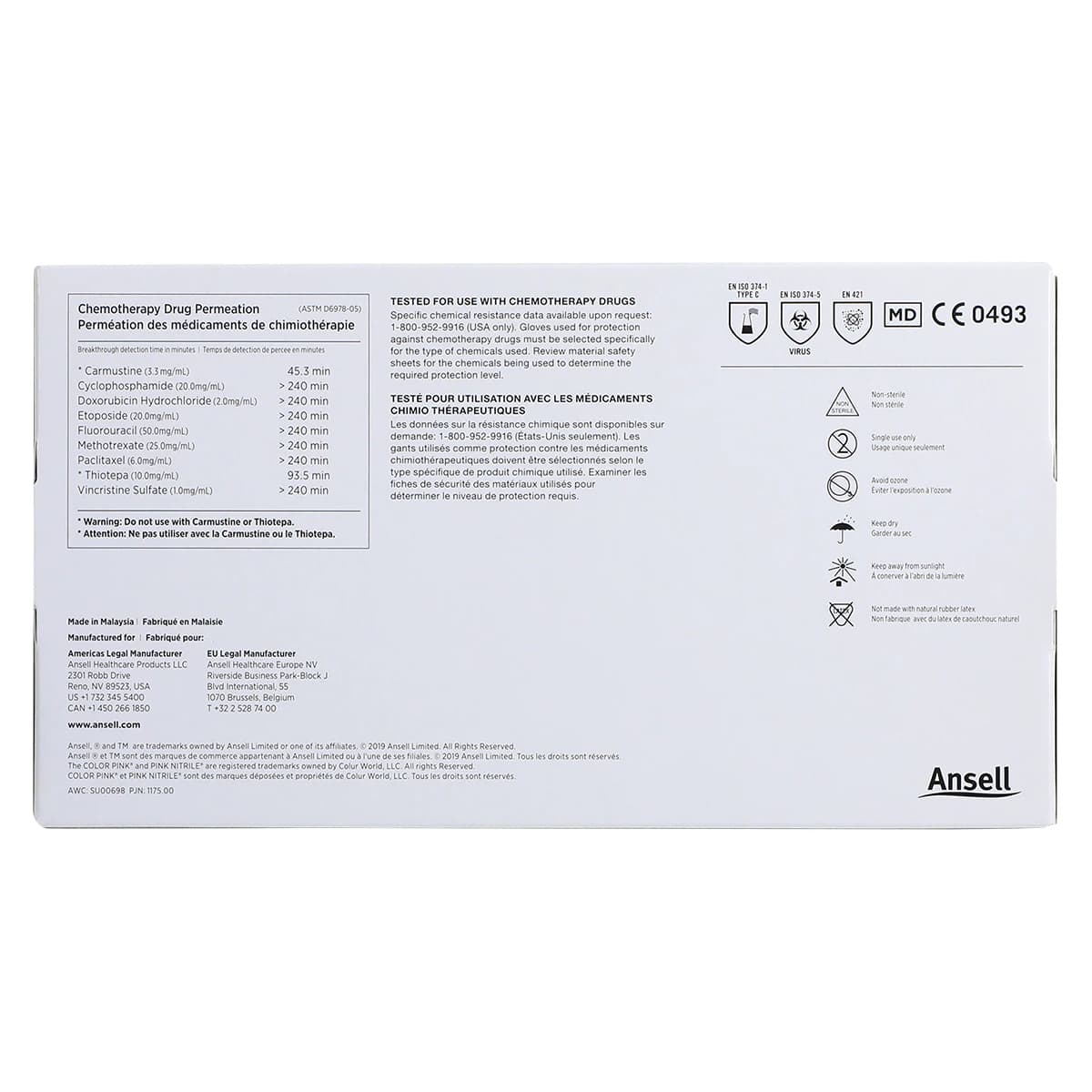 Micro-Touch NitraFree Pink Nitrile Exam Gloves, Powder-Free, Latex-Free, Large, 100/Box, 6034513 thumbnail 6