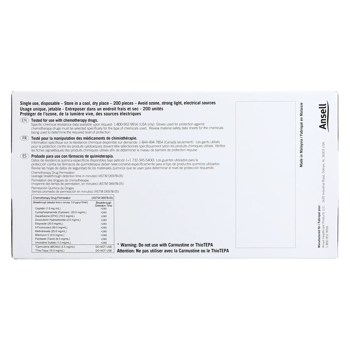 Micro-Touch Nitrile Exam Gloves, Powder-Free, Non-Sterile, Extra Large, Blue, 200/Box, 6034304 thumbnail 9