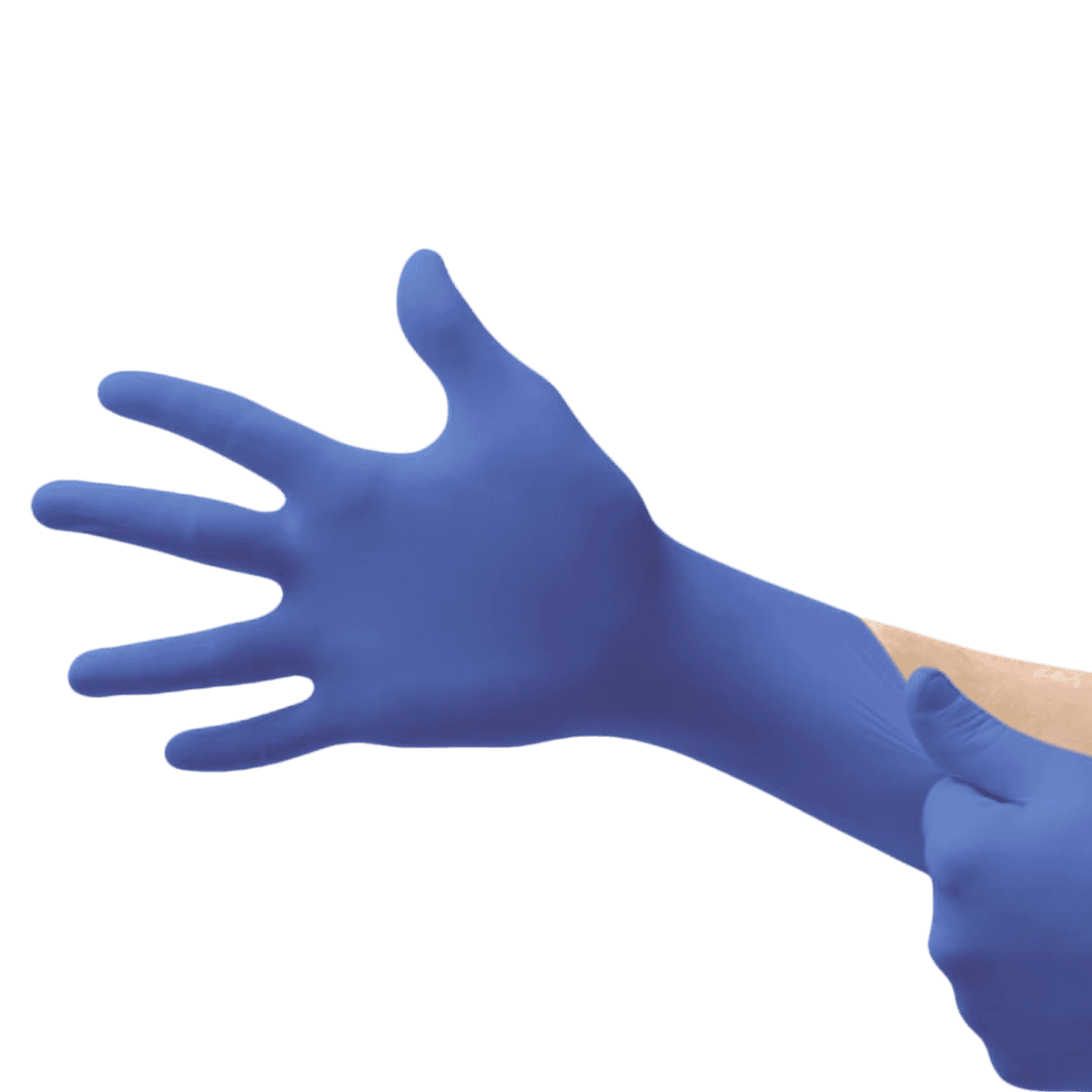 Micro-Touch Nitrile Exam Gloves, Powder-Free, Non-Sterile, Extra Large, Blue, 200/Box, 6034304 thumbnail 2