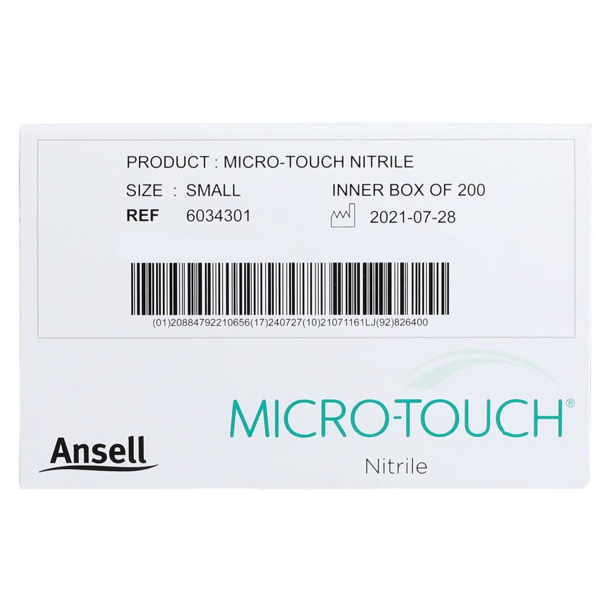 Micro-Touch Nitrile Exam Gloves, Powder-Free, Non-Sterile, Small, Blue, 200/Box, 6034301 thumbnail 8