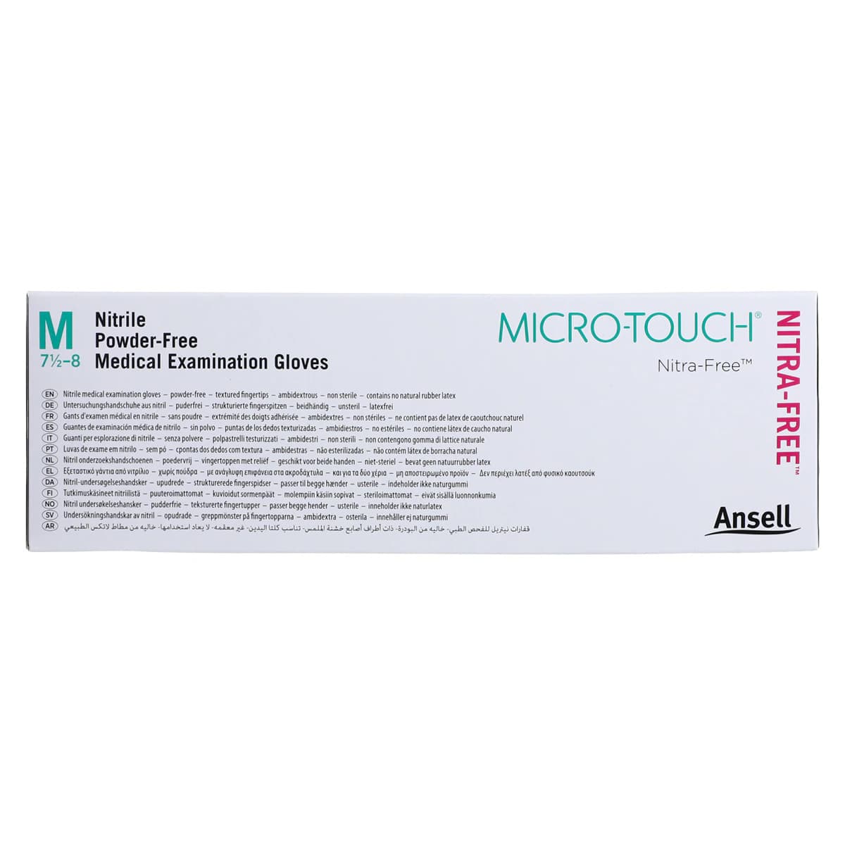 Micro-Touch NitraFree Pink Nitrile Exam Gloves, Powder-Free, Medium, 100/Box, 6034512 thumbnail 10
