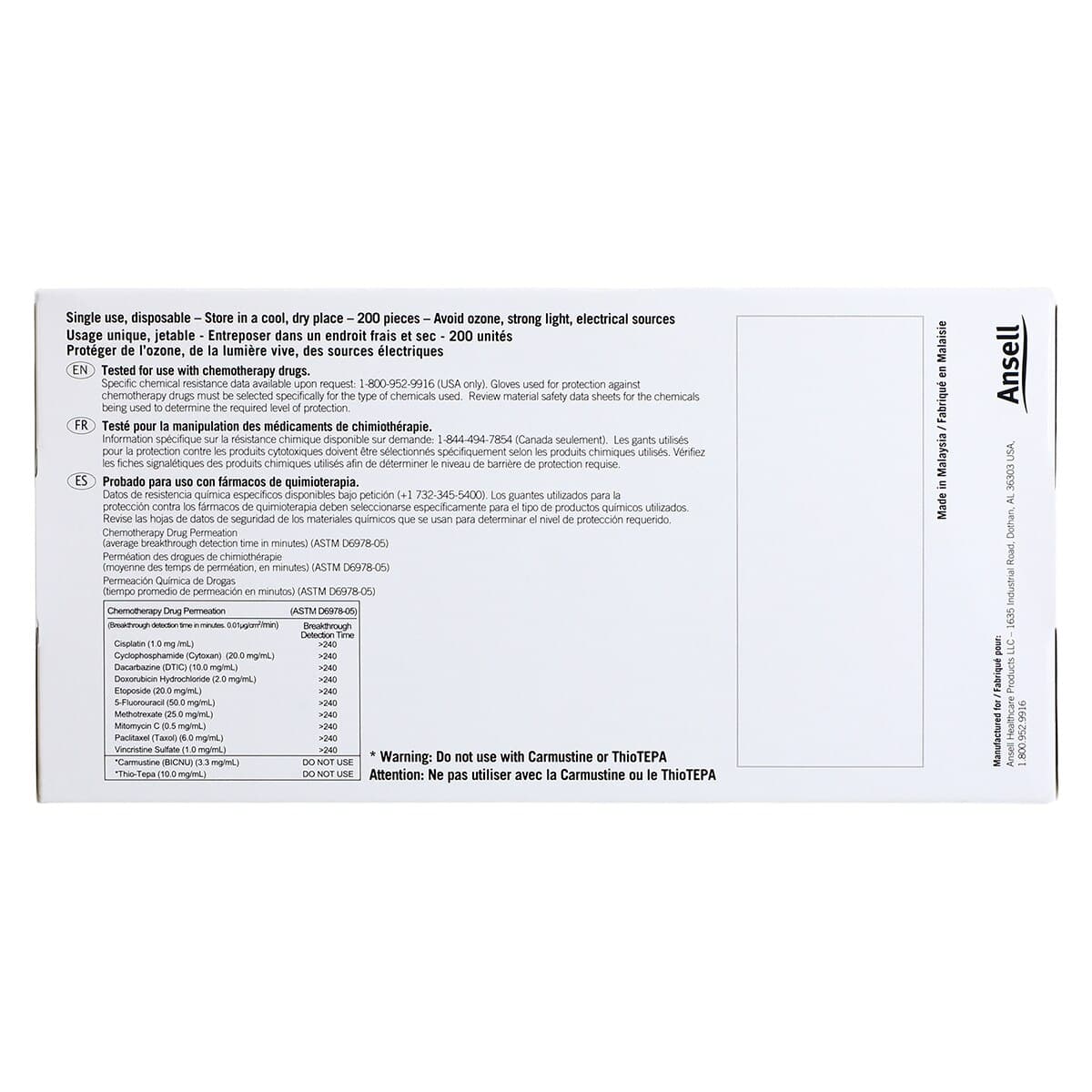 Micro-Touch Nitrile Exam Gloves, Powder-Free, Medium, Blue, 200/Box, 6034302 thumbnail 9