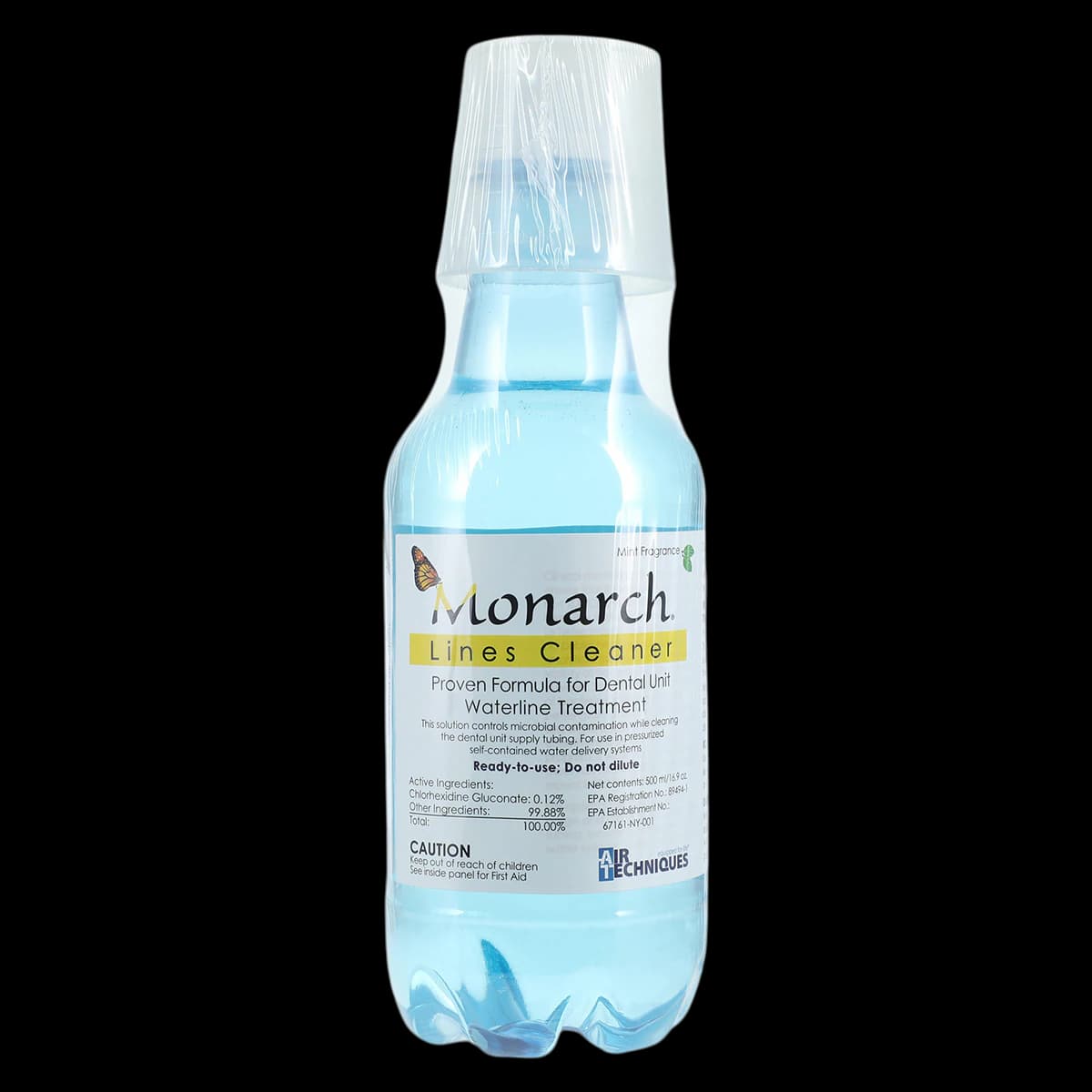 Air Techniques Monarch Lines Cleaner, 16.9 oz (500 mL) Bottle, H6340 - Monarch Lines Cleaner 16.9oz - Image 1