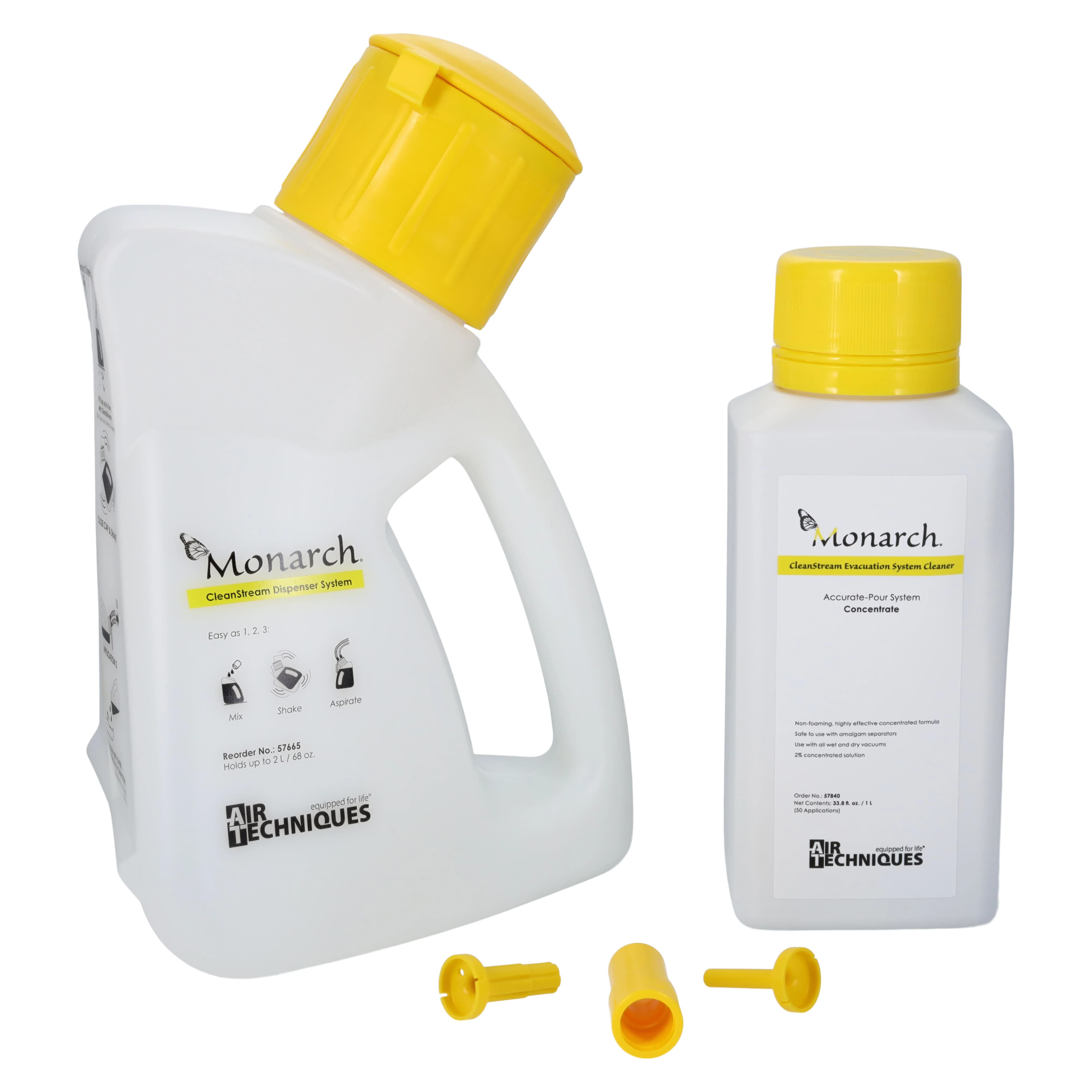 CleanStream Evacuation System Cleaner Starter Kit, Includes Dispenser and 33.8 oz Bottle, 57660 - CleanStream Starter Kit - Image 1