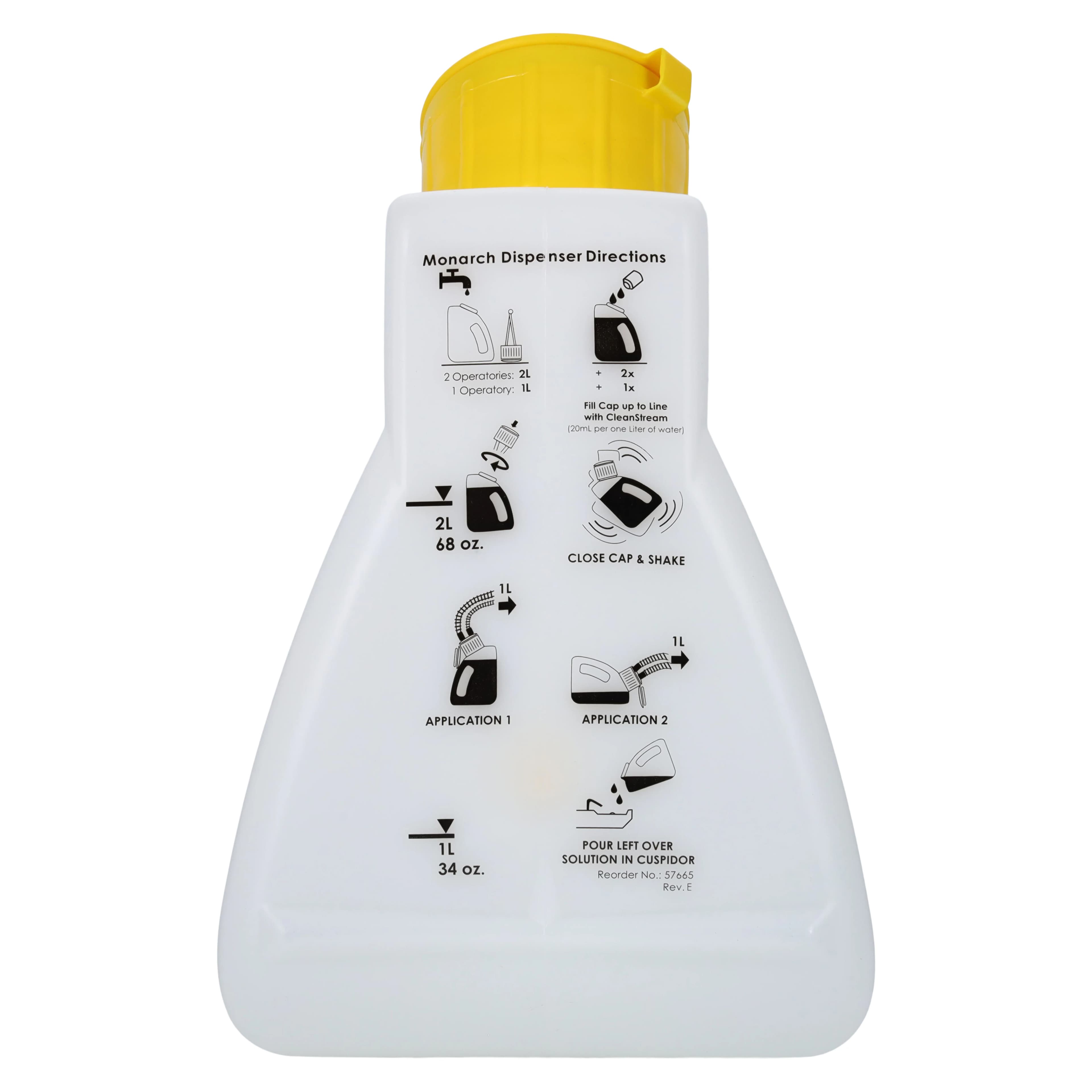 CleanStream Evacuation System Cleaner Starter Kit, Includes Dispenser and 33.8 oz Bottle, 57660 thumbnail 4