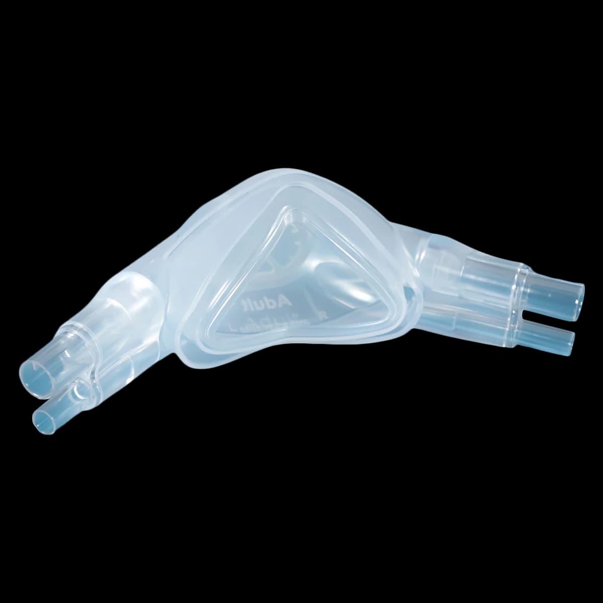 Air Techniques FlowStar Double Nasal Hood, Adult, Autoclavable, Clear, Latex-Free, 1 Each, NHAA101 - FlowStar Double Nasal Hoods - Adult - Autoclavable - Image 1