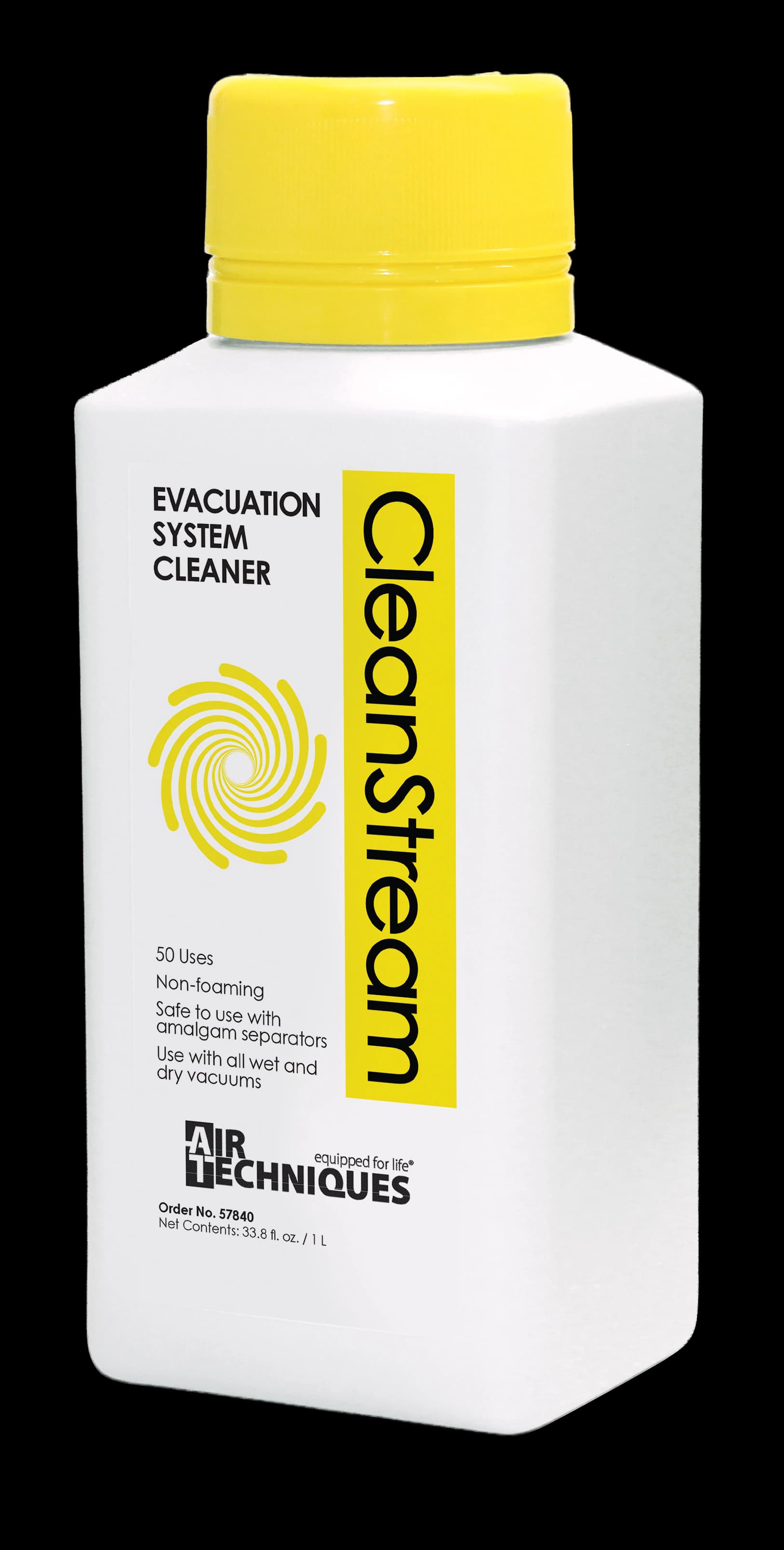 CleanStream Evacuation System Cleaner, 1 Liter (33.8 oz) Bottle, 50 Cleanings, 57840 - CleanStream Evacuation System Cleaner 33.8Oz 50 Cleanings - Image 1
