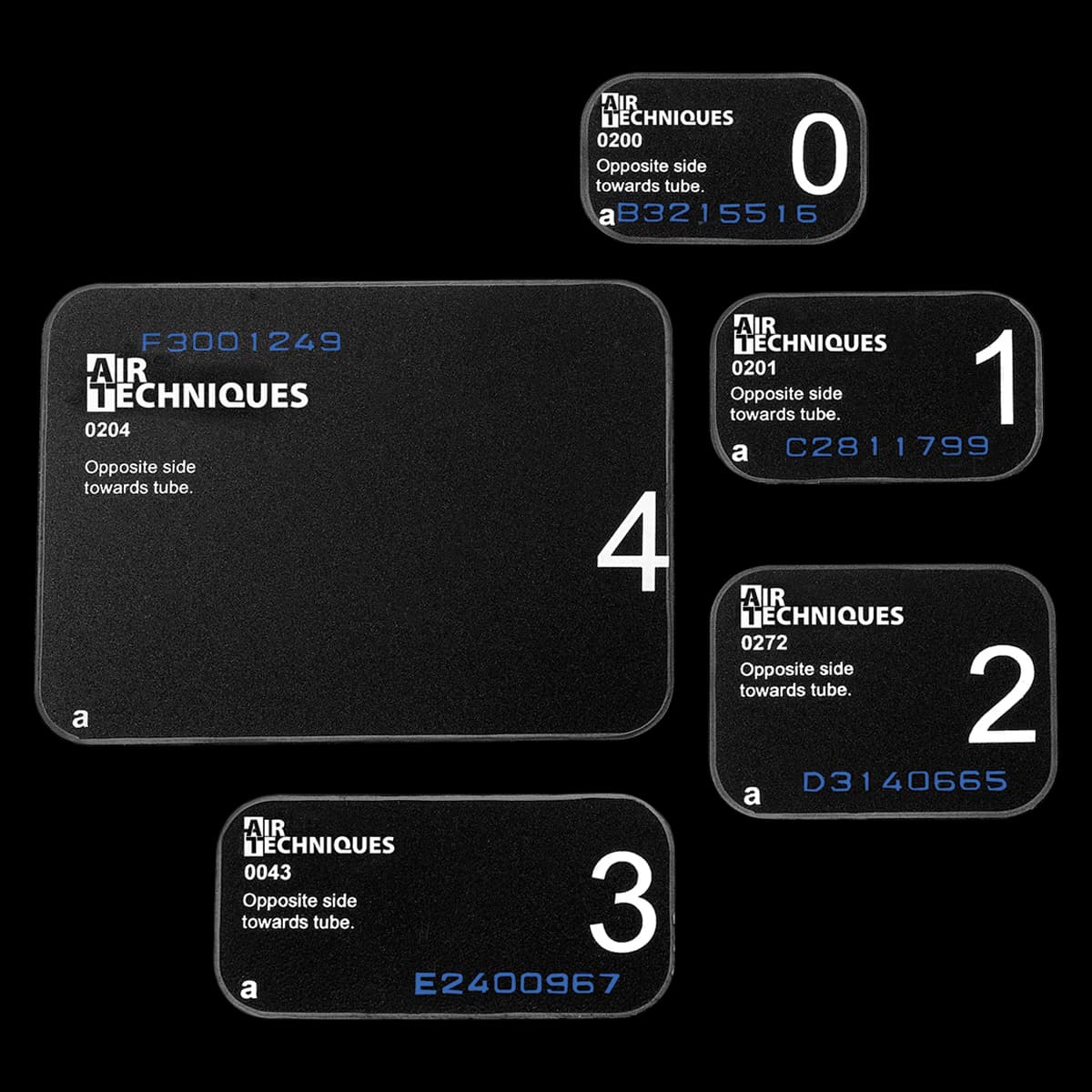 Air Techniques ScanX Intraoral Phosphor Storage Plates (PSP), Size 2, Reusable, 4/Pk, 73445-2 - ScanX Phosphor Plate, Size 2, 4/Pk, 73445-2 - Image 1