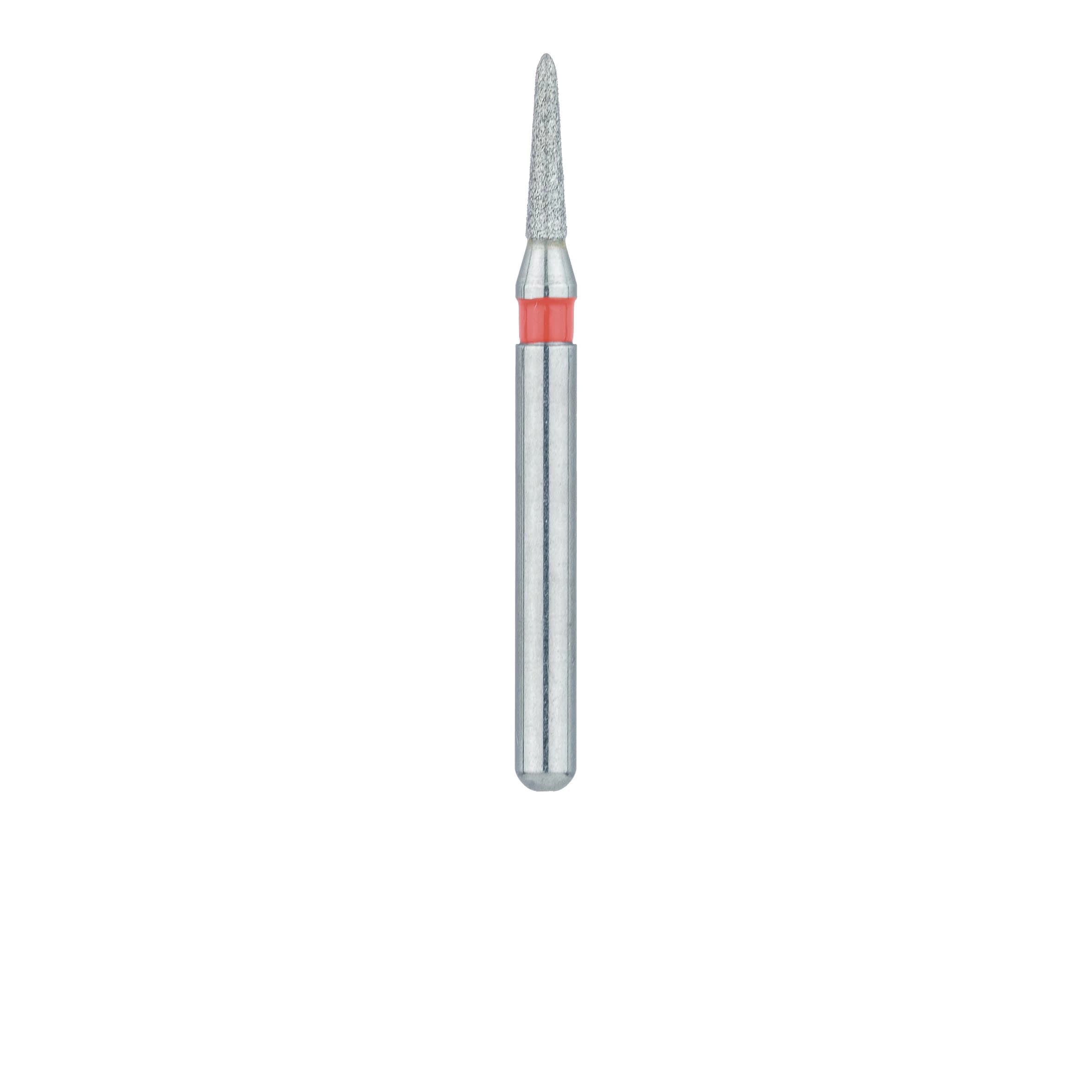 Meisinger 876F-012-FG Fine Diamond Bur, Tapered Torpedo, Friction Grip, 1.2 mm, 5/Pk thumbnail 2