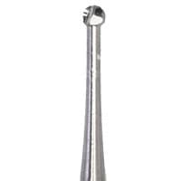 Meisinger Tungsten Carbide Bur, Round, #2, FG, 1.0 mm Head Diameter, Clinic Pack of 100, C0002FG - Tungsten Carbide Burs – HM 1 Round FG, 100/Pkg - # 2, 1.0 mm Diameter - Image 1