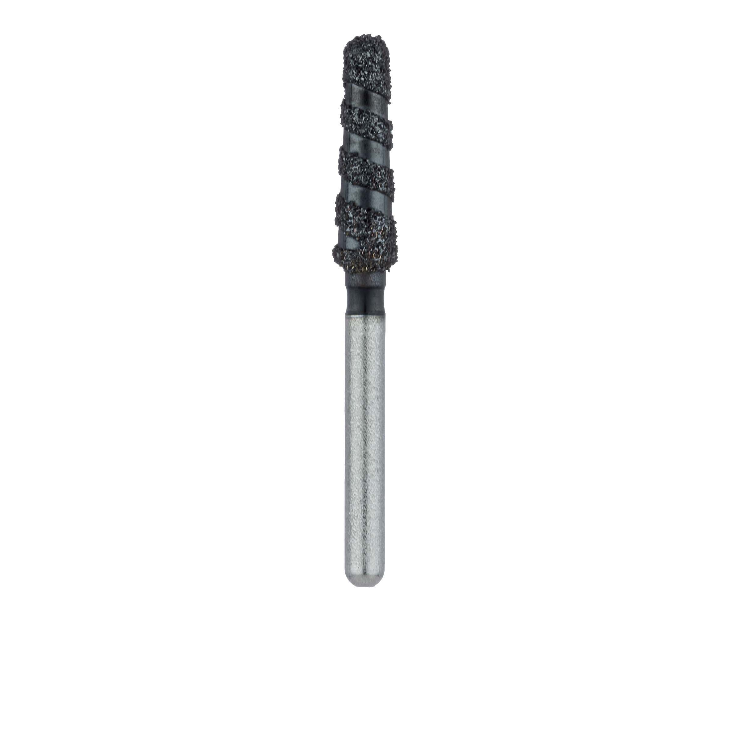 Meisinger Black Cobra Diamond Bur, FG, #B850-021, Round End Taper, Super Coarse, 2.1 mm, 5/Pk, B850-021-FG thumbnail 2