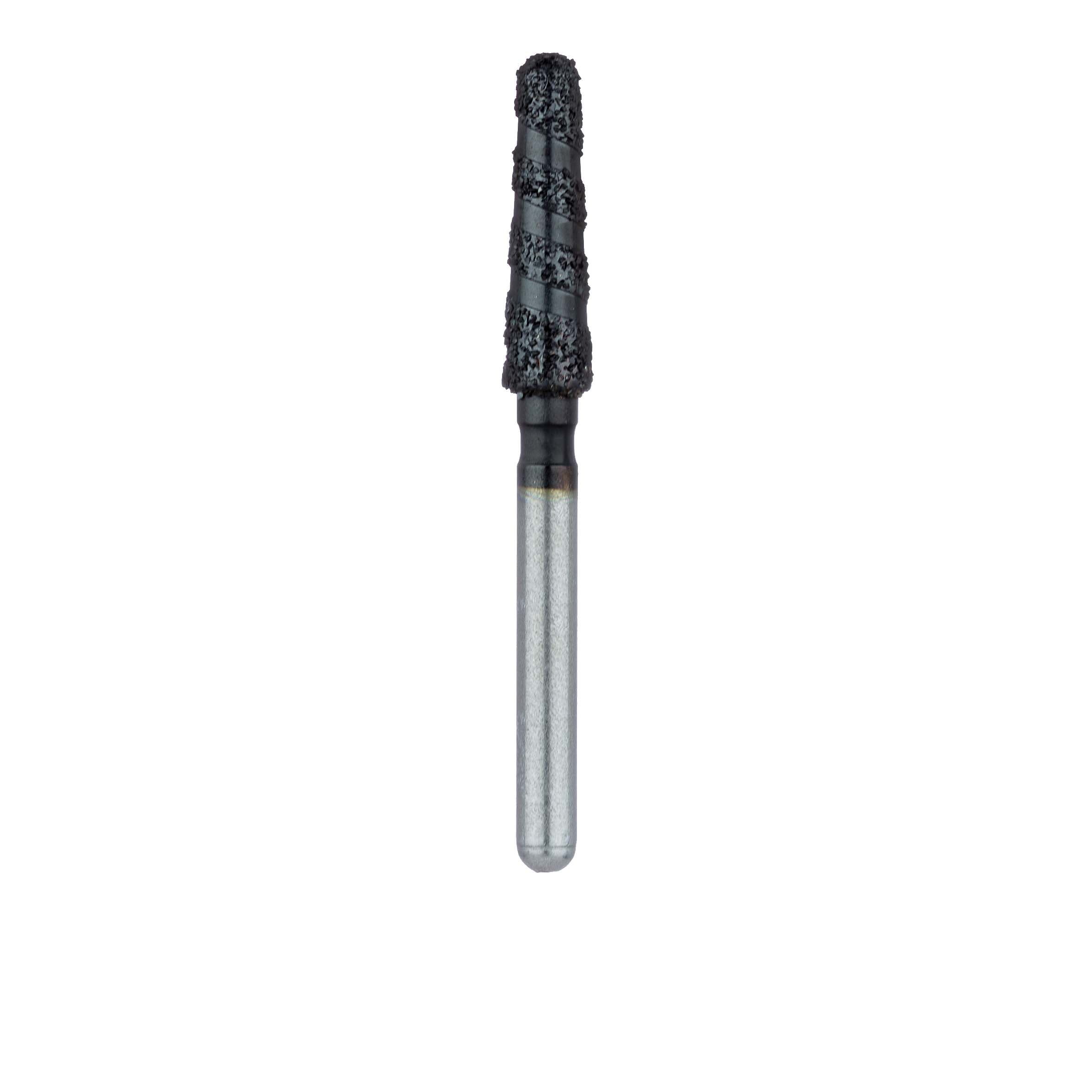 Meisinger Black Cobra Diamond Bur, Super Coarse, Round End Taper, FG, 2.5mm, 5/Pk, B850-025 thumbnail 2