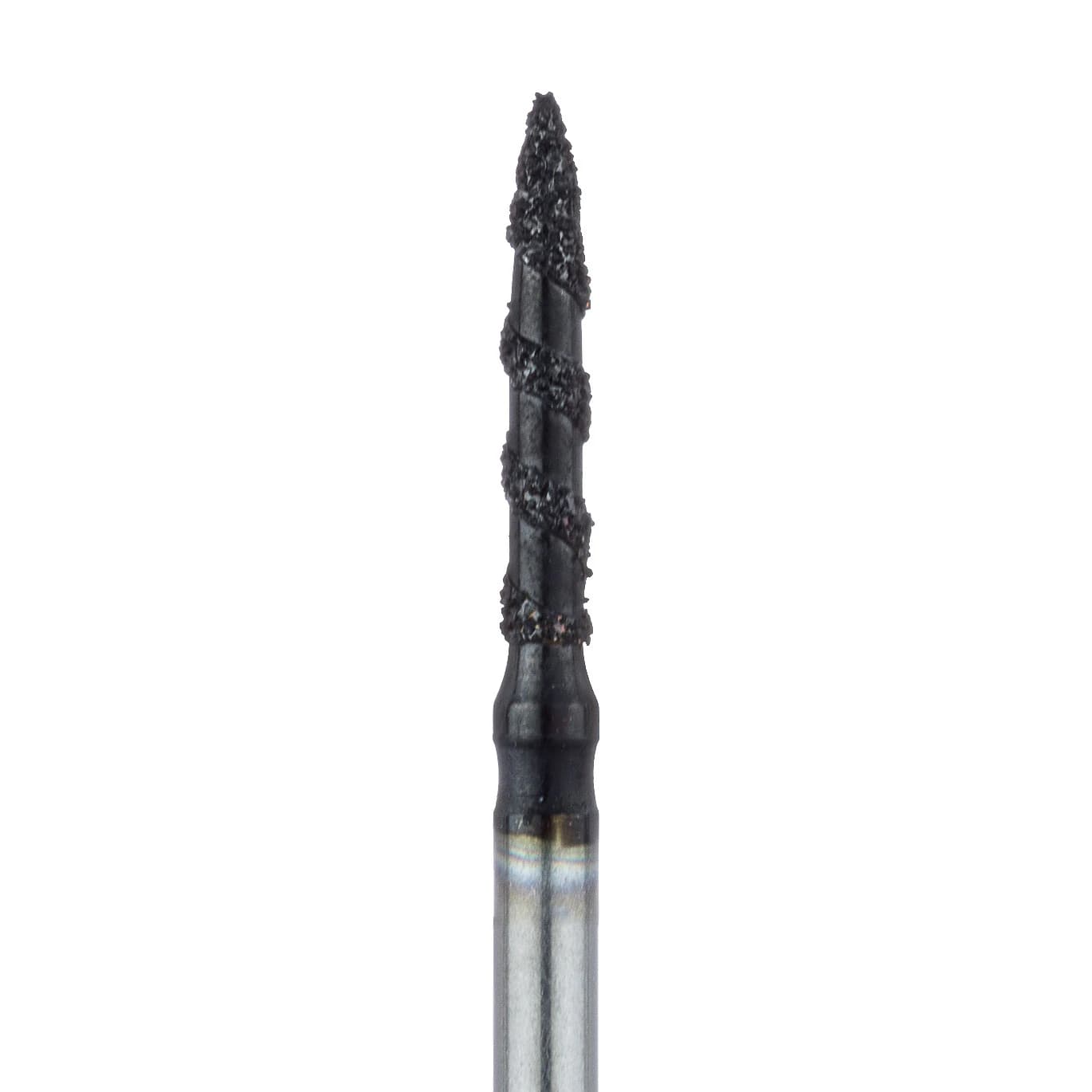 Meisinger Black Cobra Diamond Bur, FG, Super Coarse, Flame, 1.4mm, B862-014, 5/Pack - Meisinger FG Black Cobra Diamonds - 862-014 - Image 1