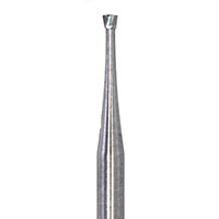 Meisinger Tungsten Carbide Bur, Inverted Cone, FG #34, 0.8 mm, 100/Pkg, C0034FG - Tungsten Carbide Burs – HM 2 Inverted Cone FG, 100/Pkg - Size #34, 0.8 mm Diameter - Image 1